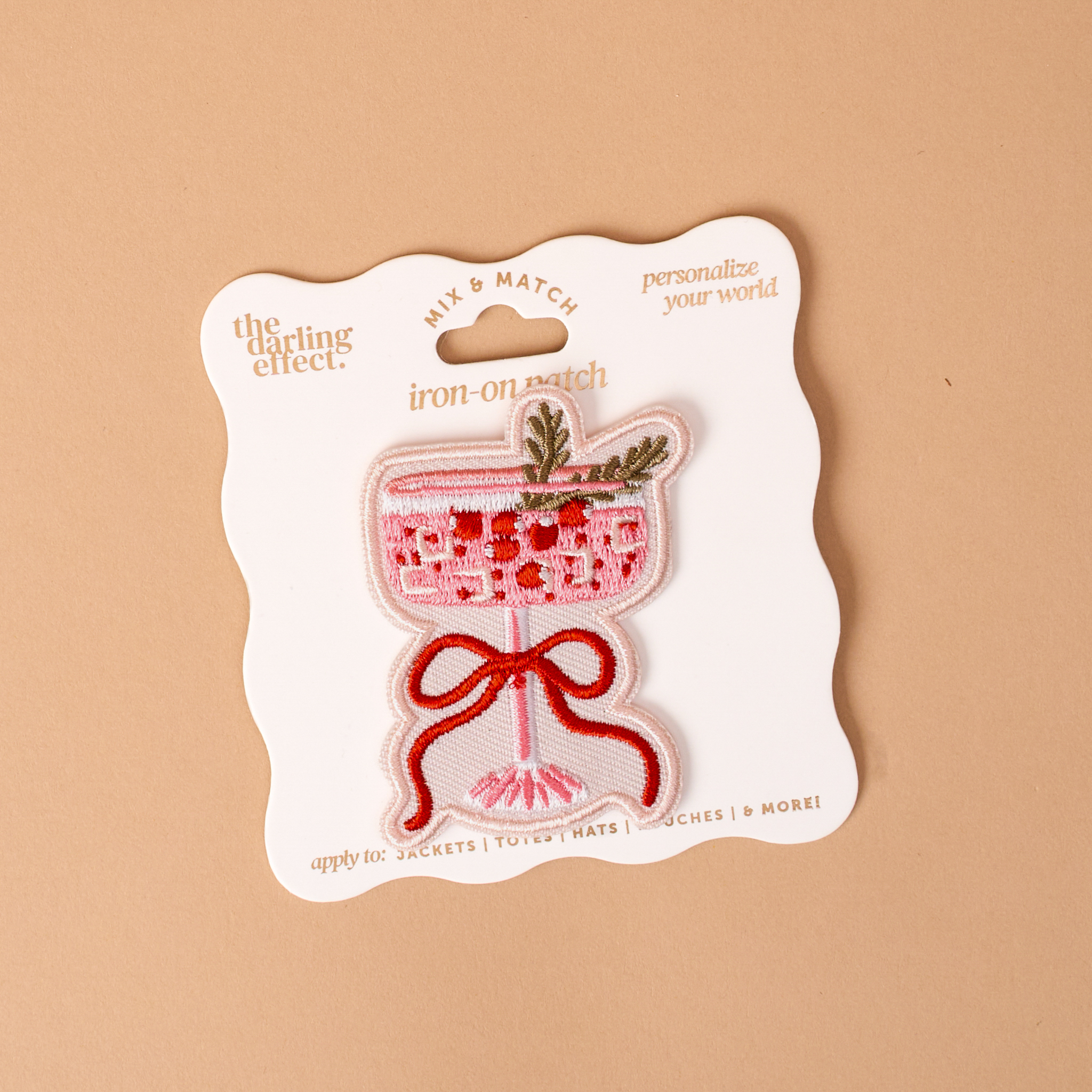 Picture of Mix & Match Iron-On Patch-Cranberry Cosmo