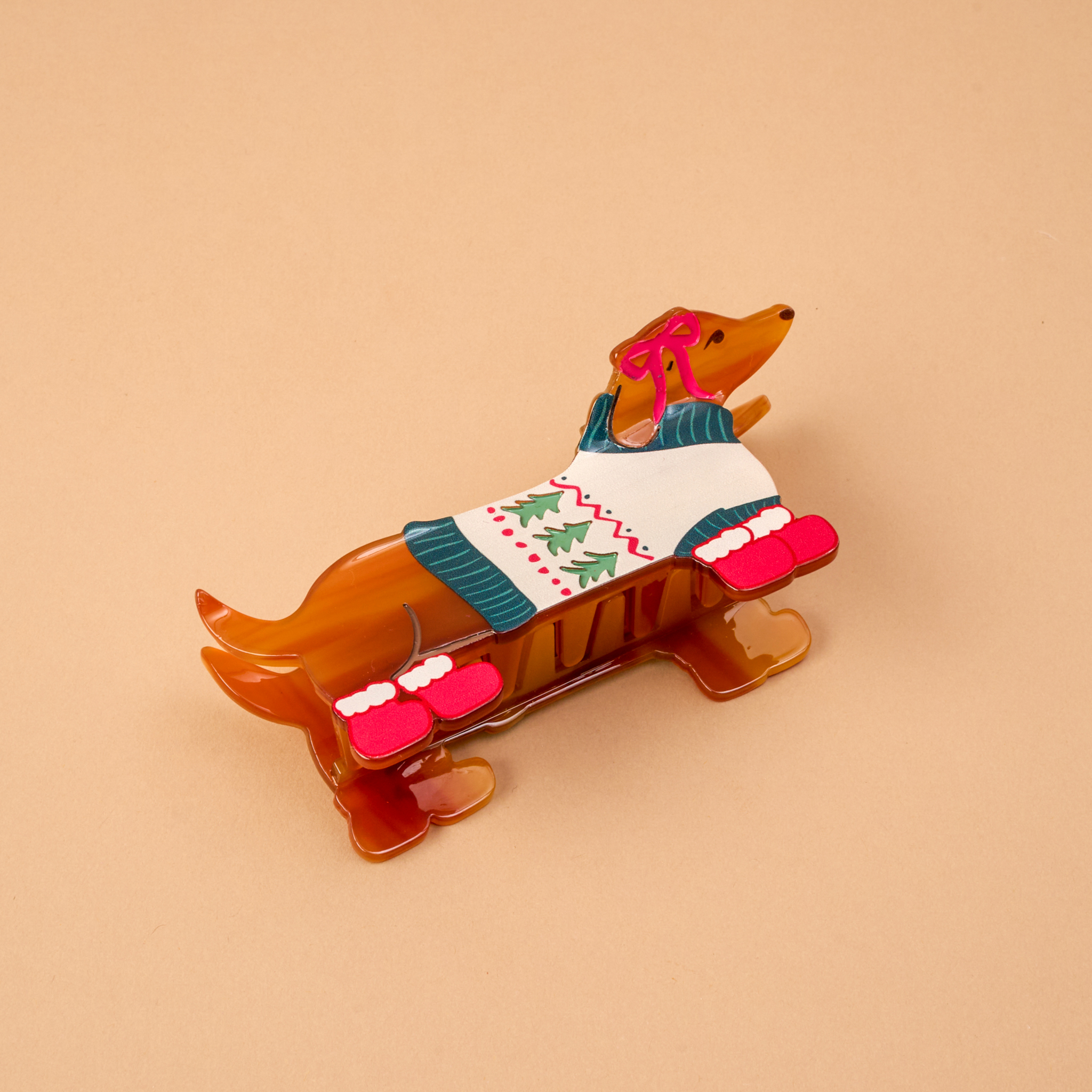 Picture of Shape Up Claw Clip-Dashing Dachshund