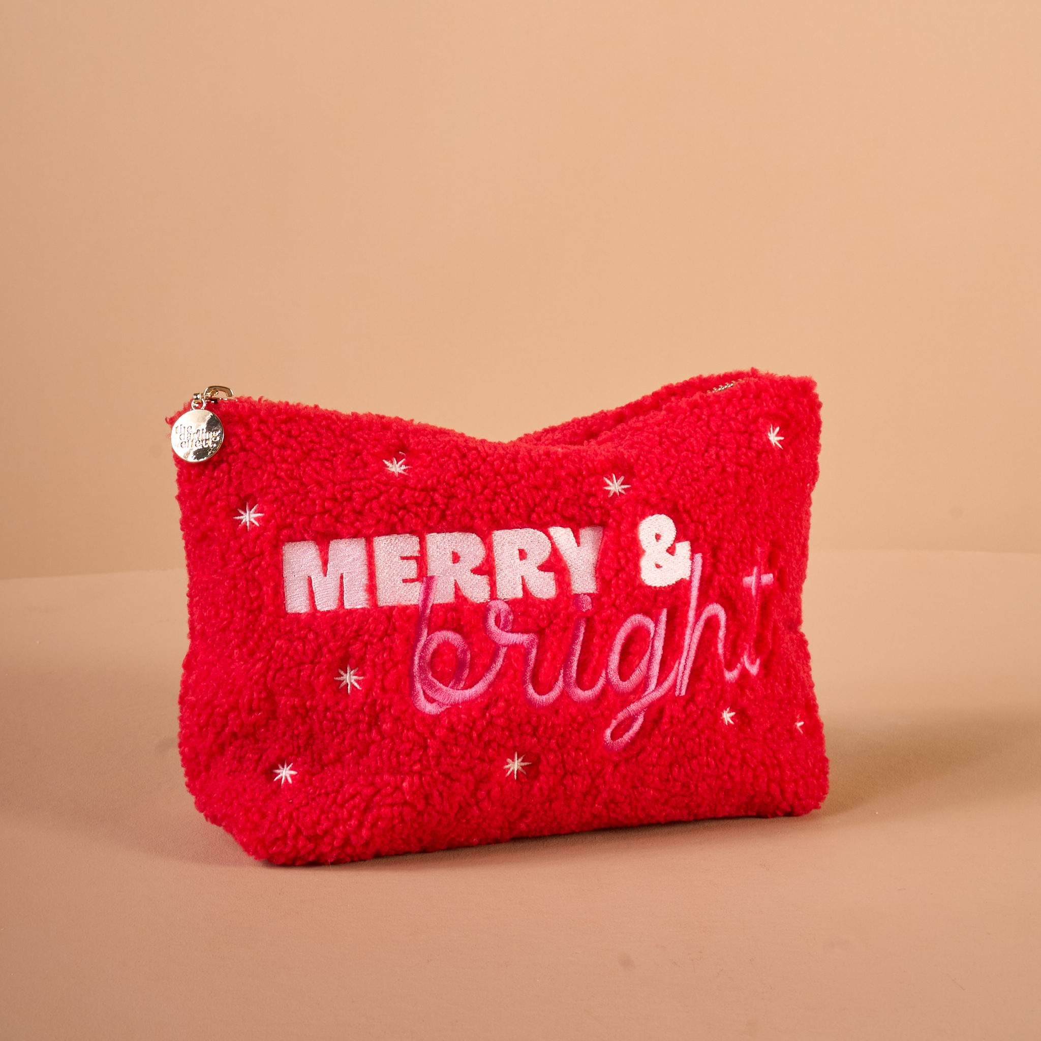Picture of Teddy Pouch-Merry & Bright