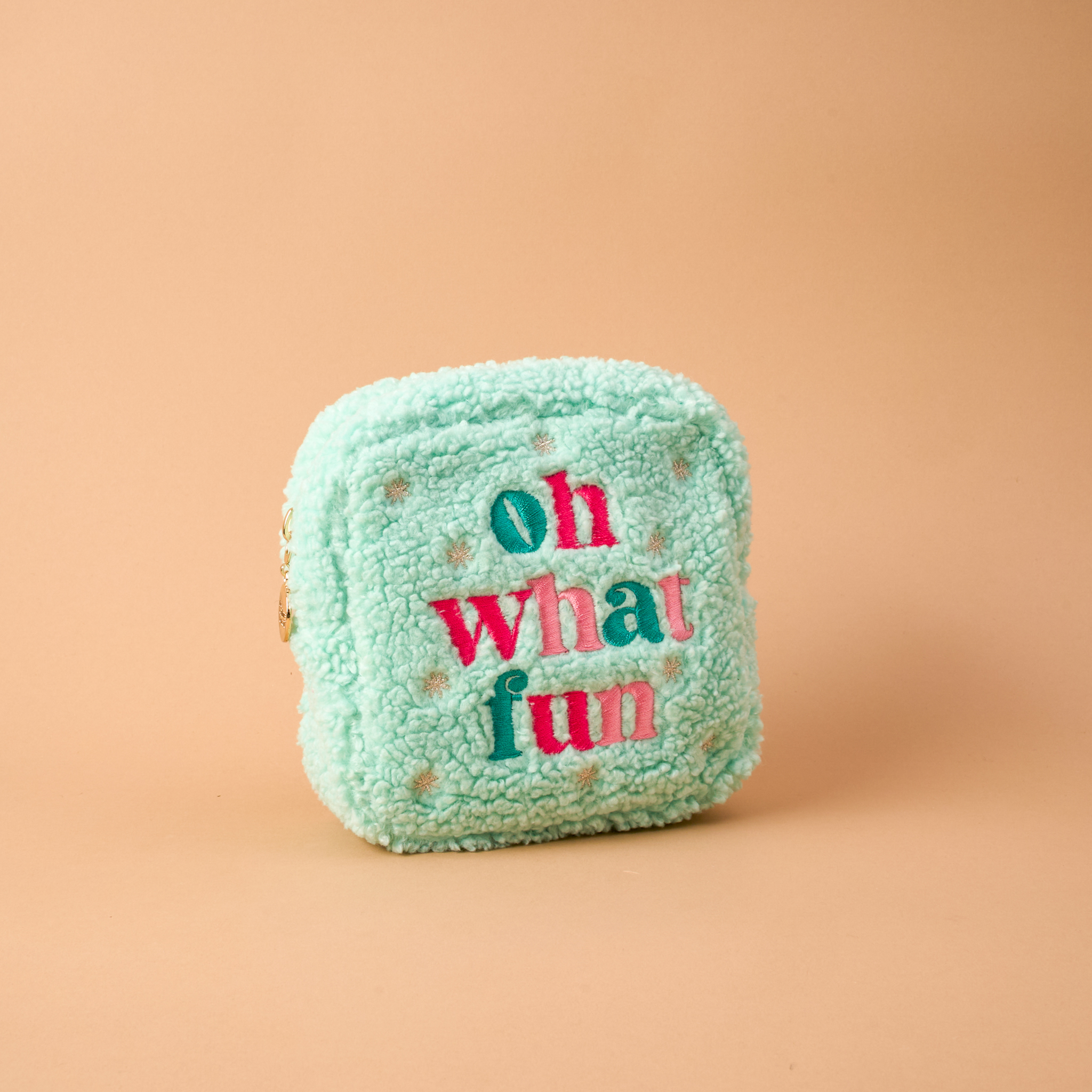 Picture of Teddy Pouch-Square Oh What Fun