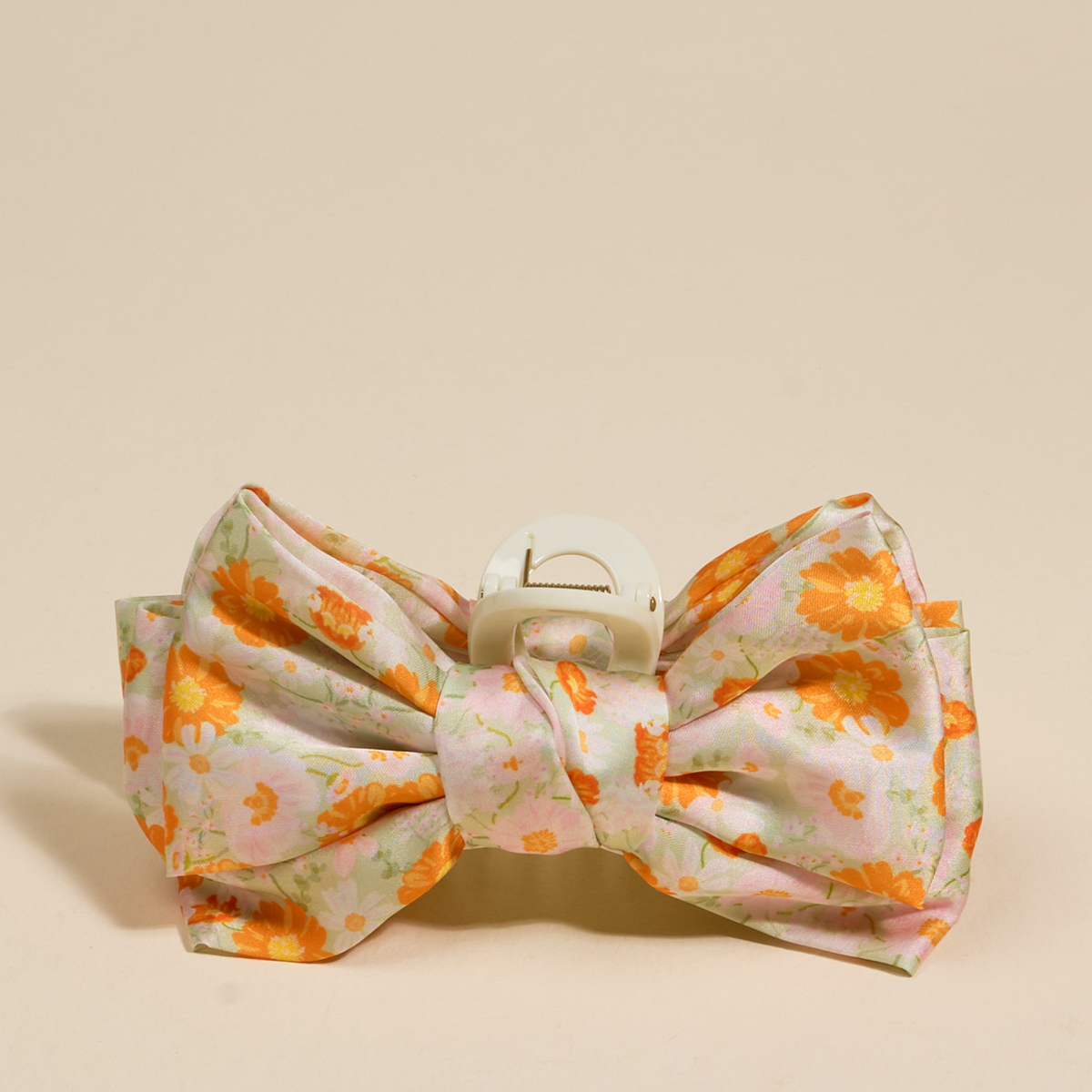 Picture of Satin Bow Claw Clip-Bouquet Beauty Sage