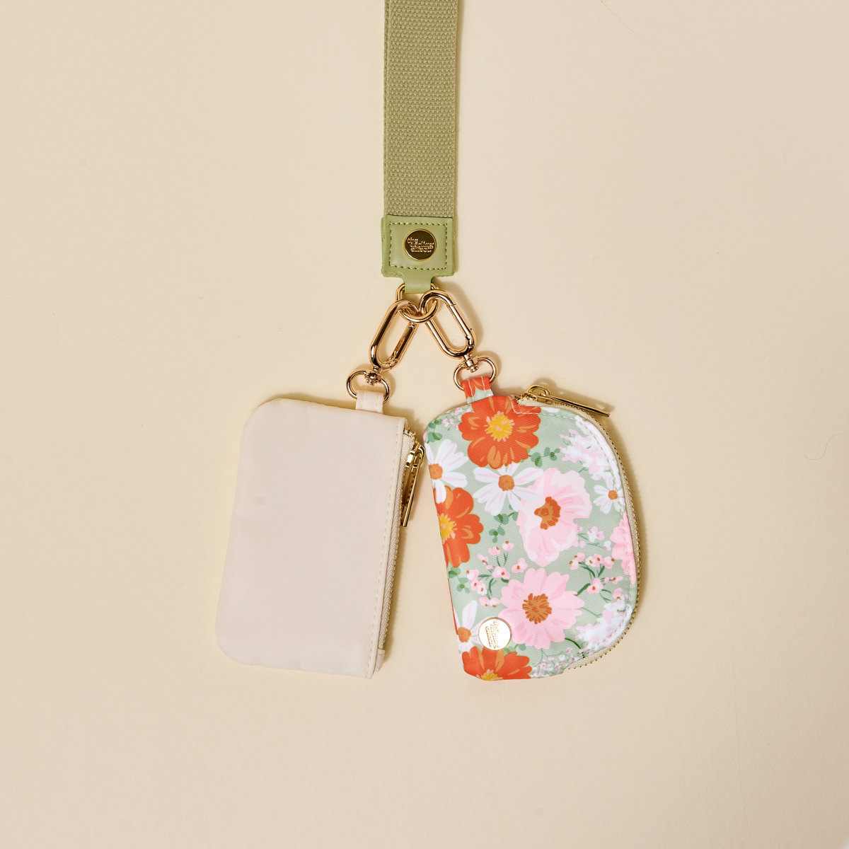 Picture of Dynamic Duo Pouch Wristlet-Bouquet Beauty Sage