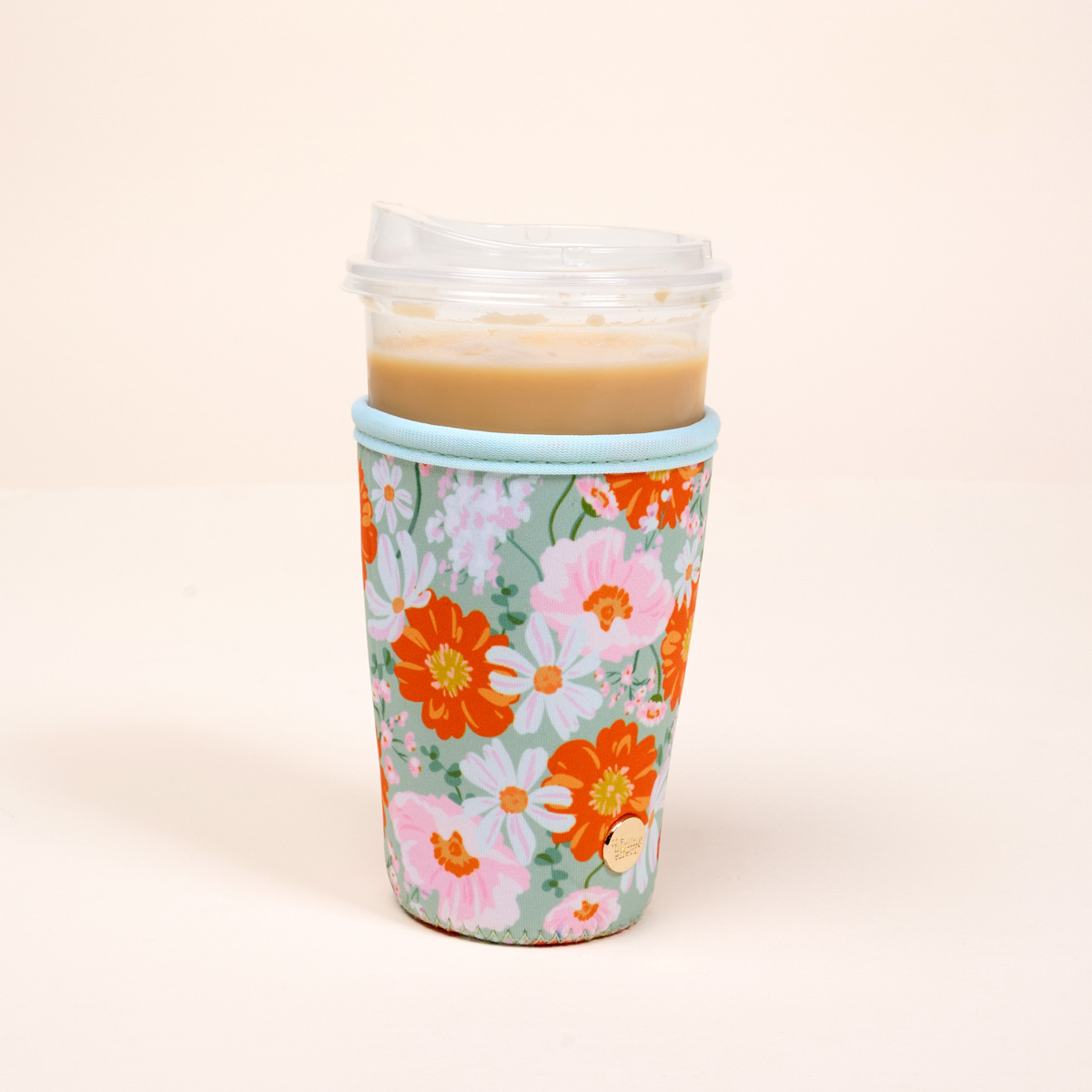 Picture of Sip Savvy Drink Sleeve-Large-Bouquet Beauty Sage