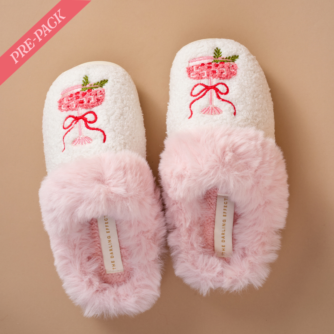 Picture of Dreamy Daze Slippers Pre-Pack-Cranberry Cosmo