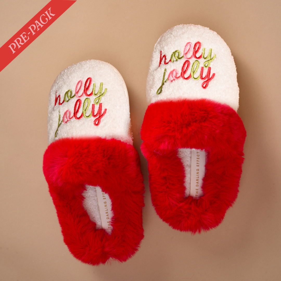 Picture of Dreamy Daze Slippers Pre-Pack-Holly Jolly
