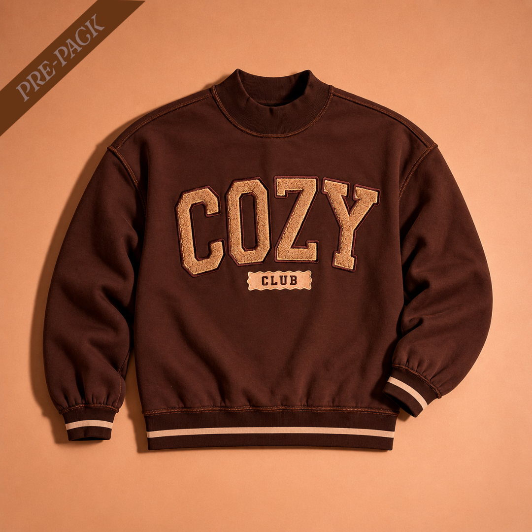 Picture of Mockneck Sweatshirt Pre-Pack-Cozy Club