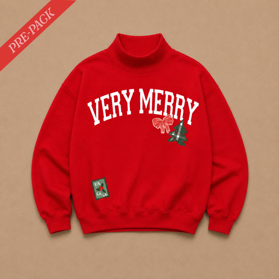 Picture of Mockneck Sweatshirt Pre-Pack-Vintage Very Merry