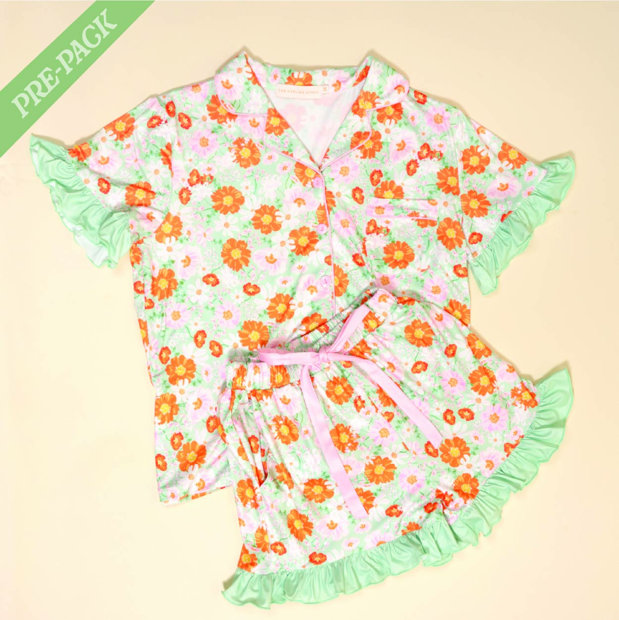 Picture of Slumber Party Pajama Shorts Set Pre-Pack-Bouquet B