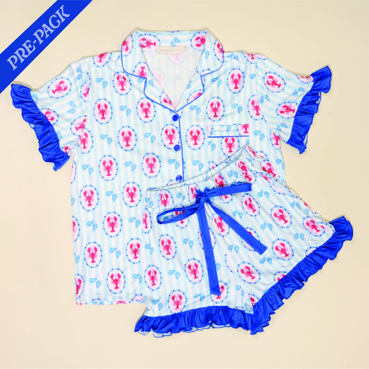 Picture of Slumber Party Pajama Shorts Set Pre-Pack-Harbor Ho