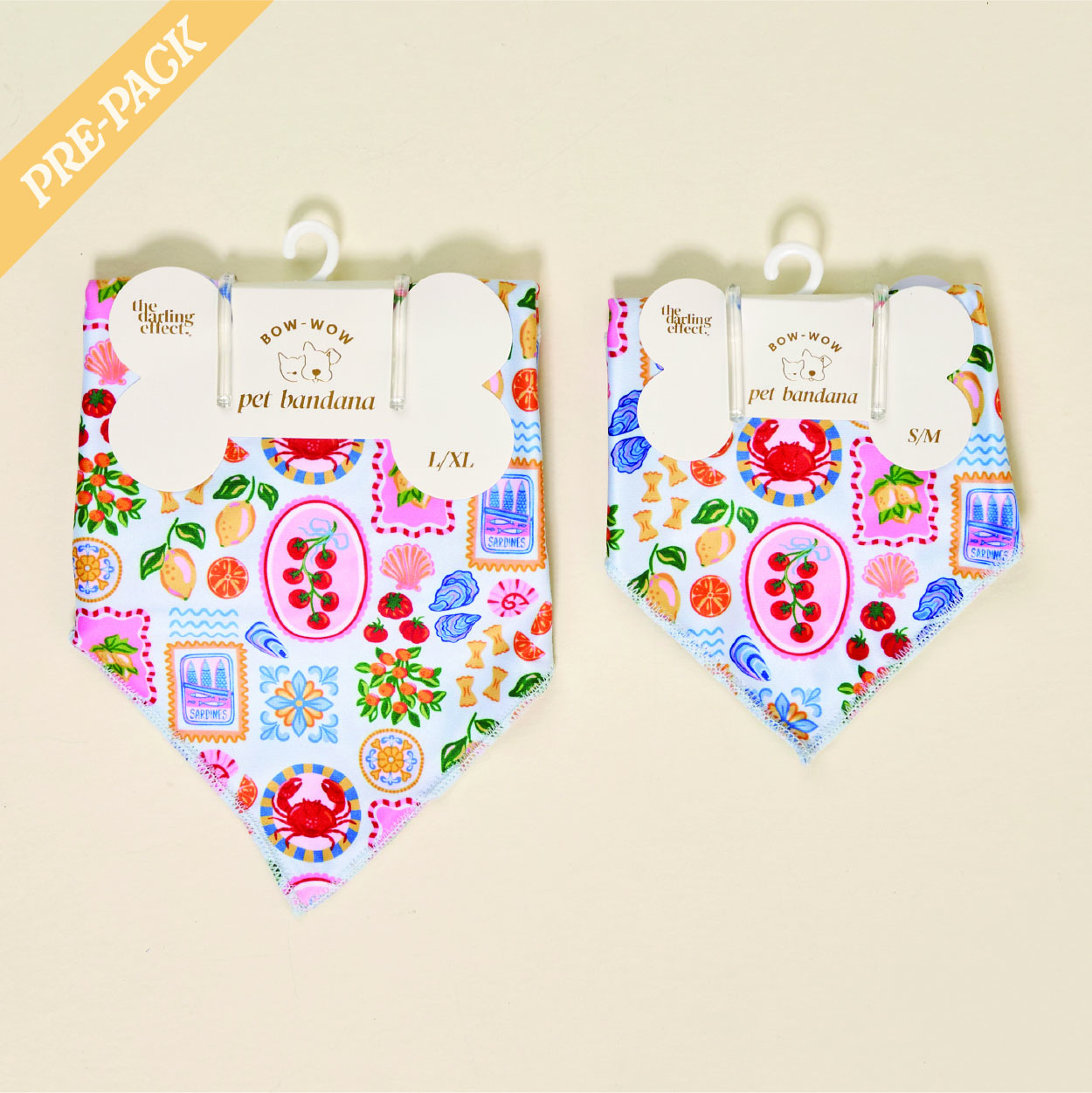 Picture of Bow-Wow Pet Bandana Pre-Pack-Ciao Bella