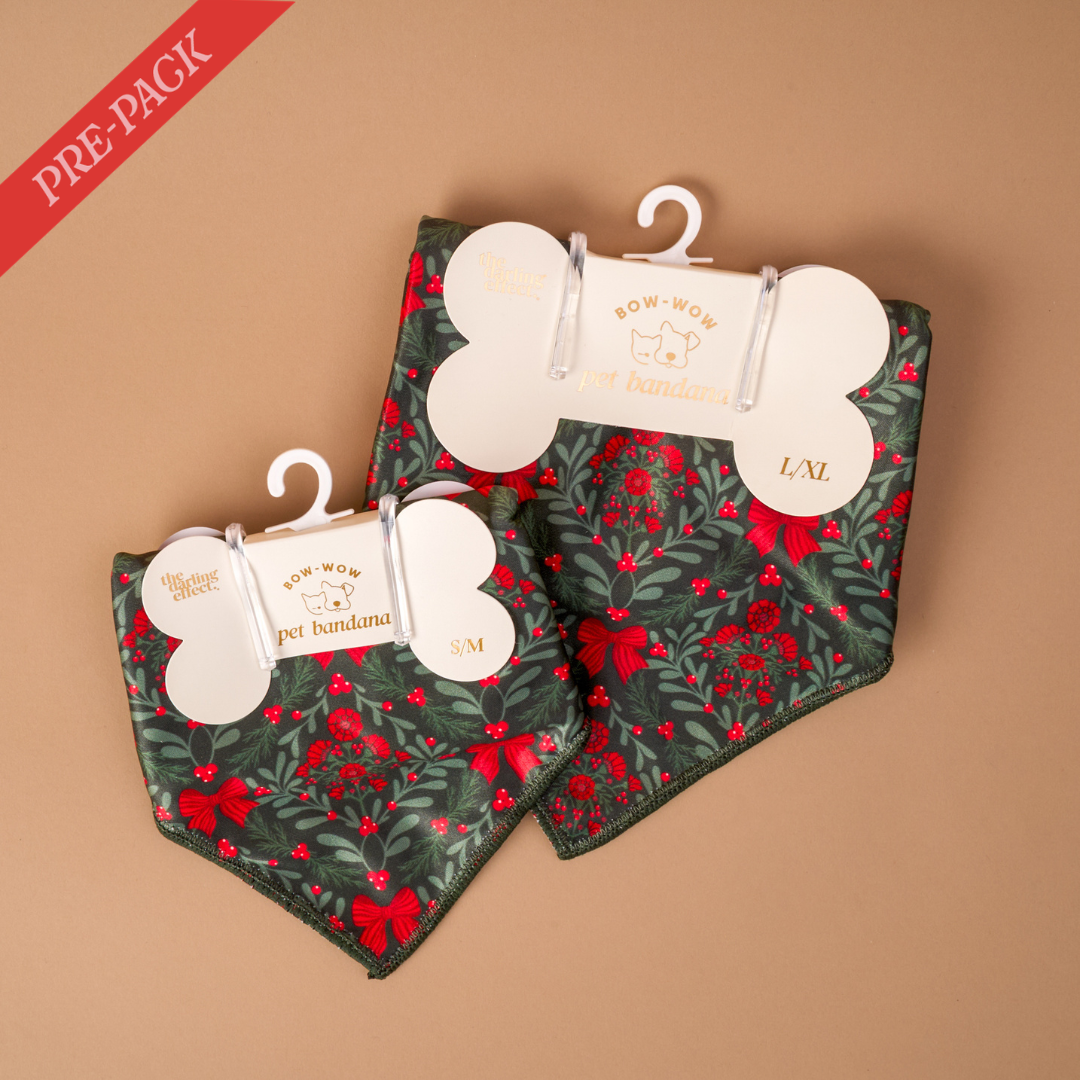 Picture of Bow-Wow Pet Bandana Pre-Pack-A Merry Moment