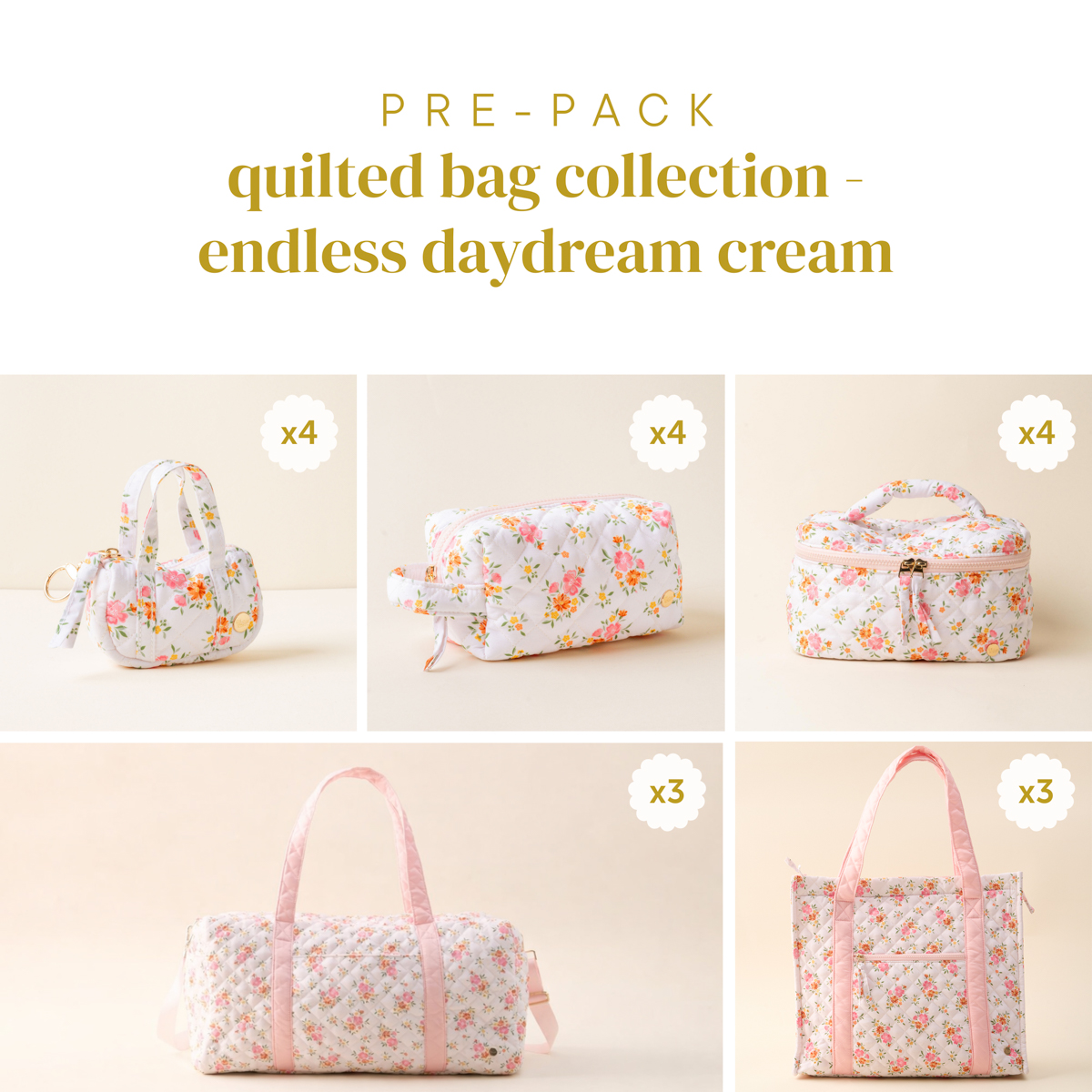 Picture of Quilted Bag Collection Pre-Pack-Endless Daydream C