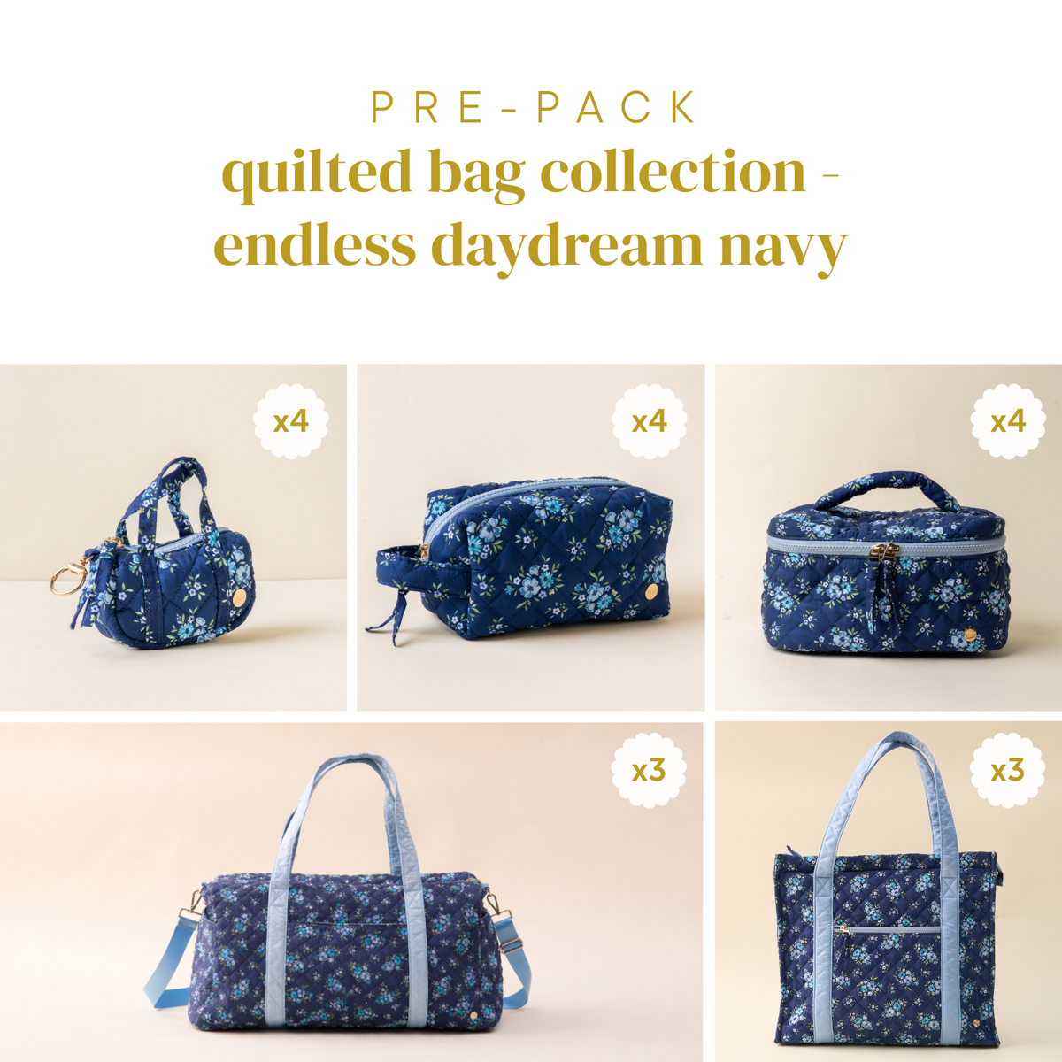 Picture of Quilted Bag Collection Pre-Pack-Endless Daydream N