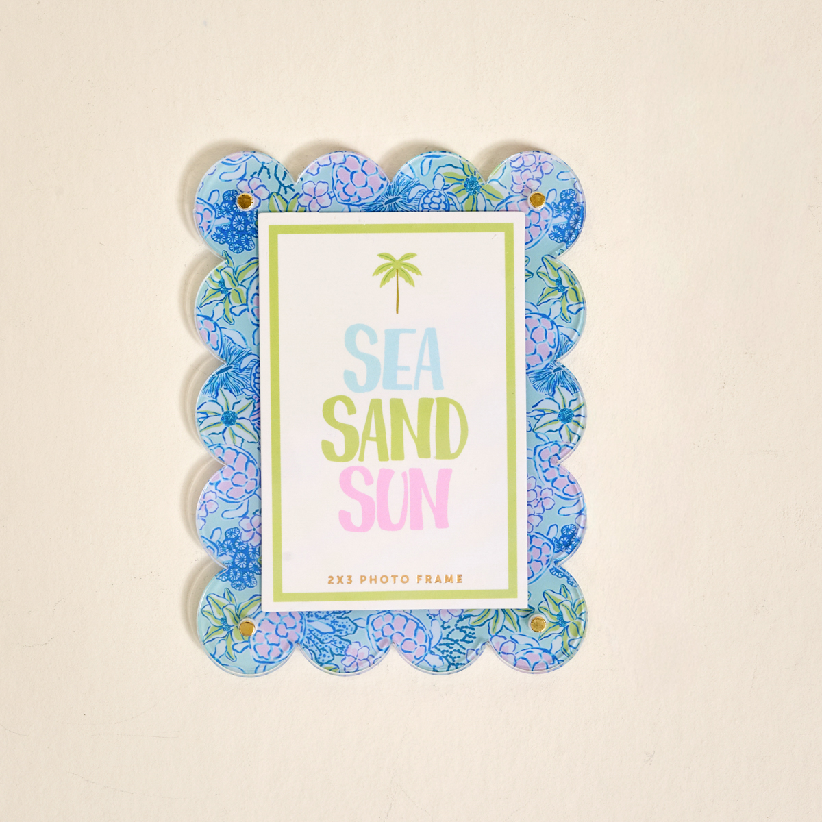 Picture of Mini Acrylic Picture Frame Magnet-Coastal Cove