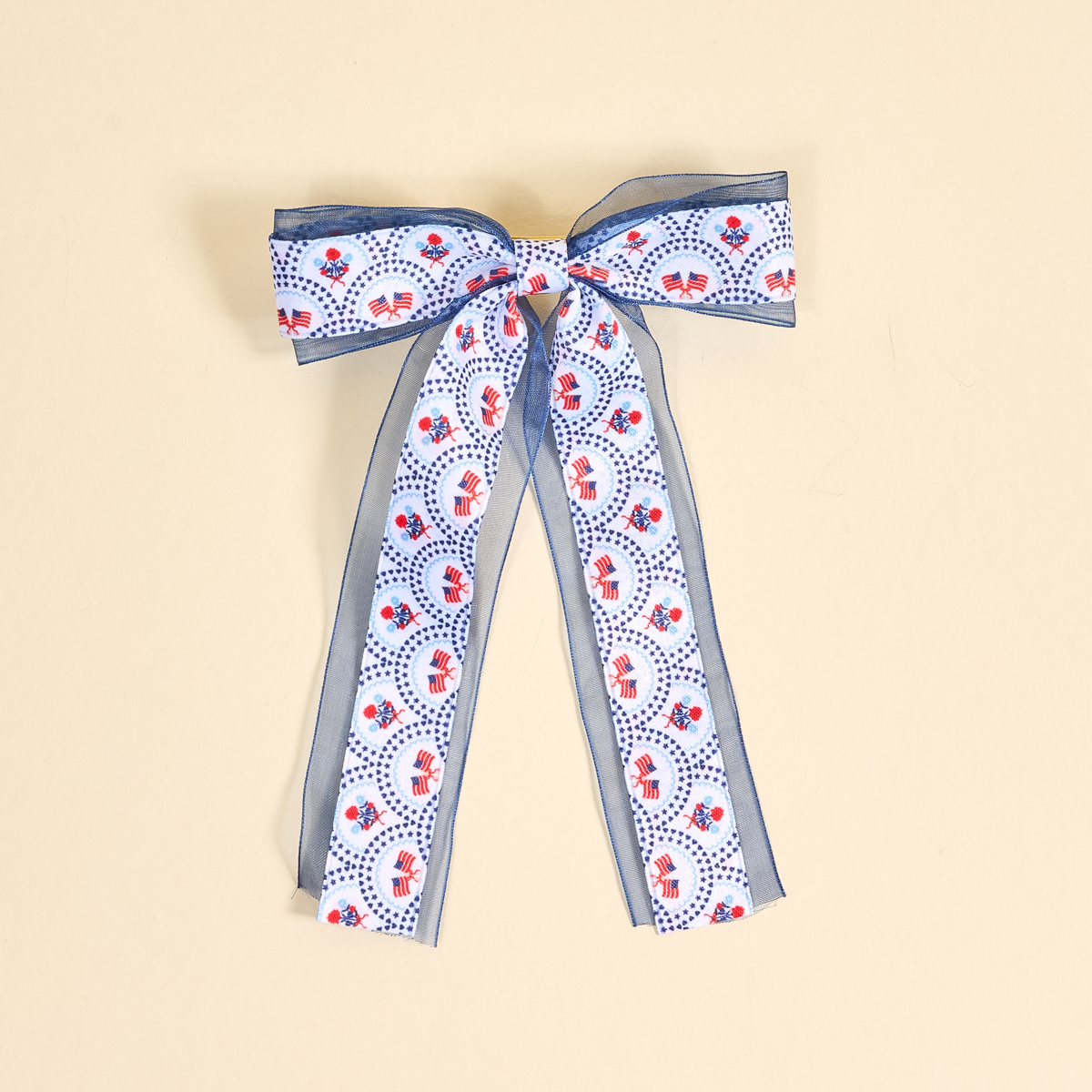 Picture of Lovely Layered Hair Bow-All-American Darling