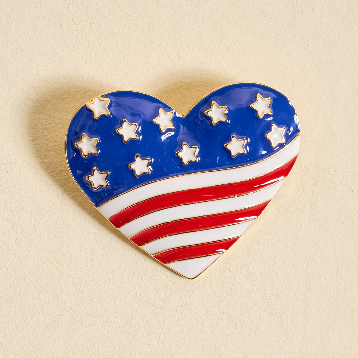 Picture of Timeless Brooch-Americana Heart