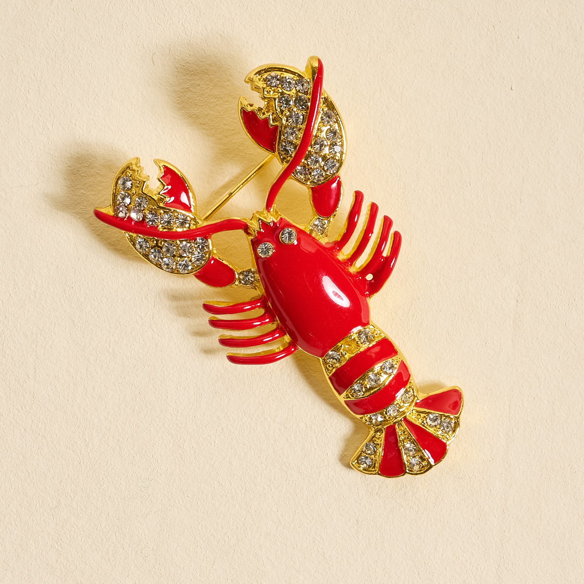 Picture of Timeless Brooch-Dazzle Lobster