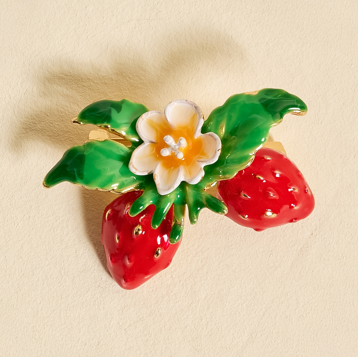 Picture of Timeless Brooch-Strawberry Duo