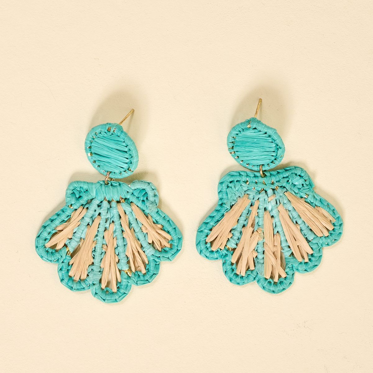 Picture of Cabana Breeze Earrings-Aqua