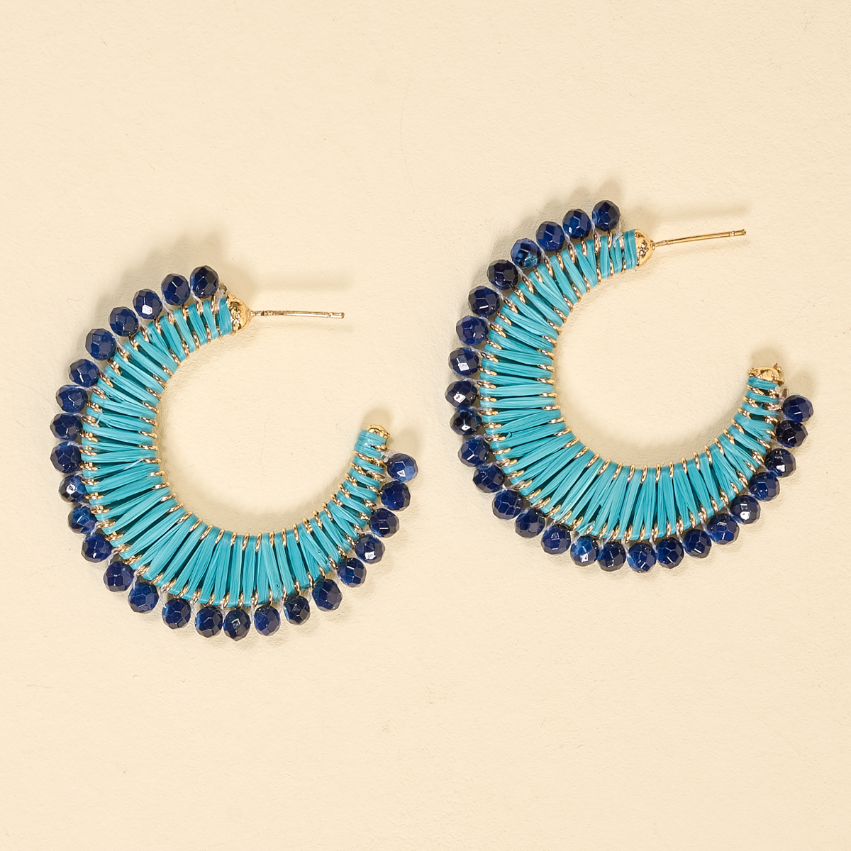 Picture of It-Girl Earrings-Coastal Blue