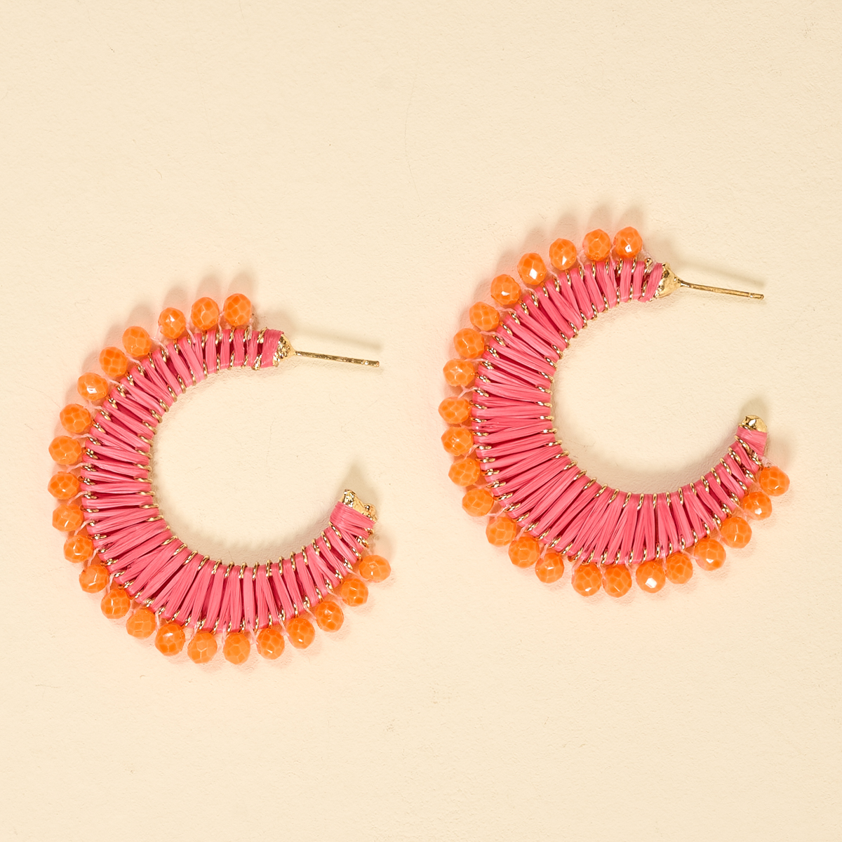 Picture of It-Girl Earrings-Pink Sunset