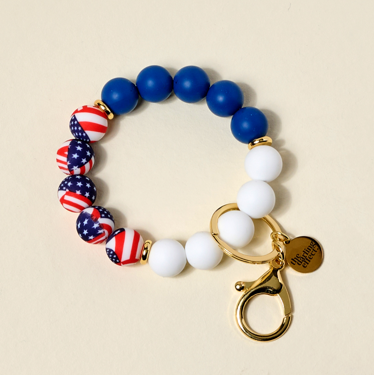 Picture of Hands-Free Keychain Wristlet-Americana