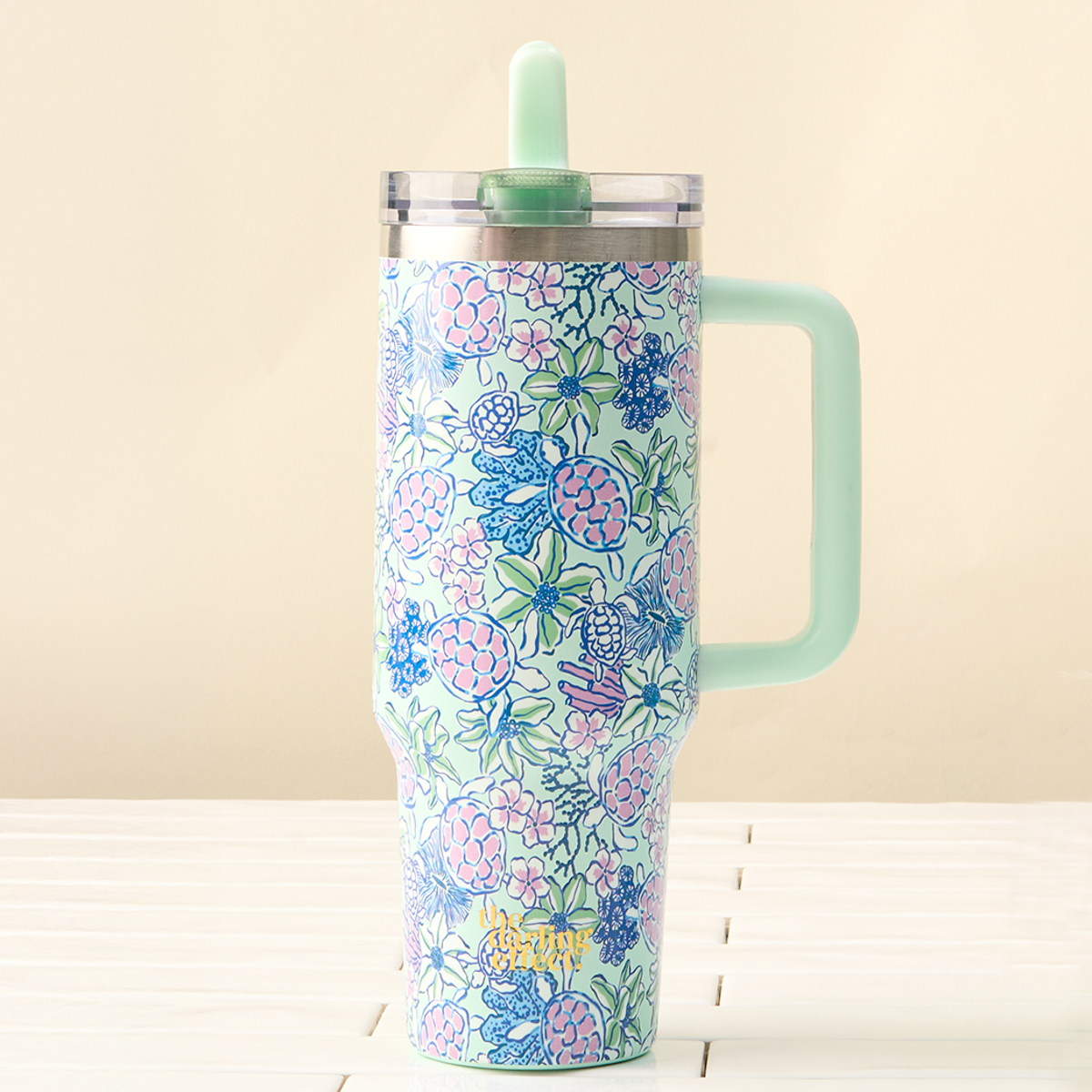 Picture of 40 oz Lifestyle Flip Straw Tumbler-Coastal Cove