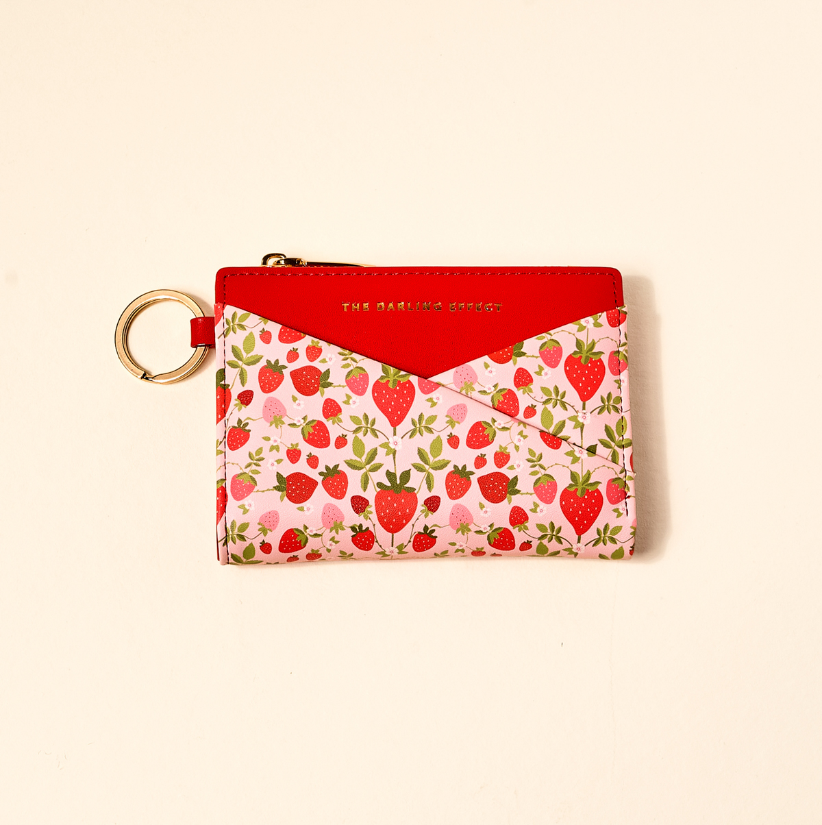 Picture of Luxe Pocket Wallet-Strawberry Fields