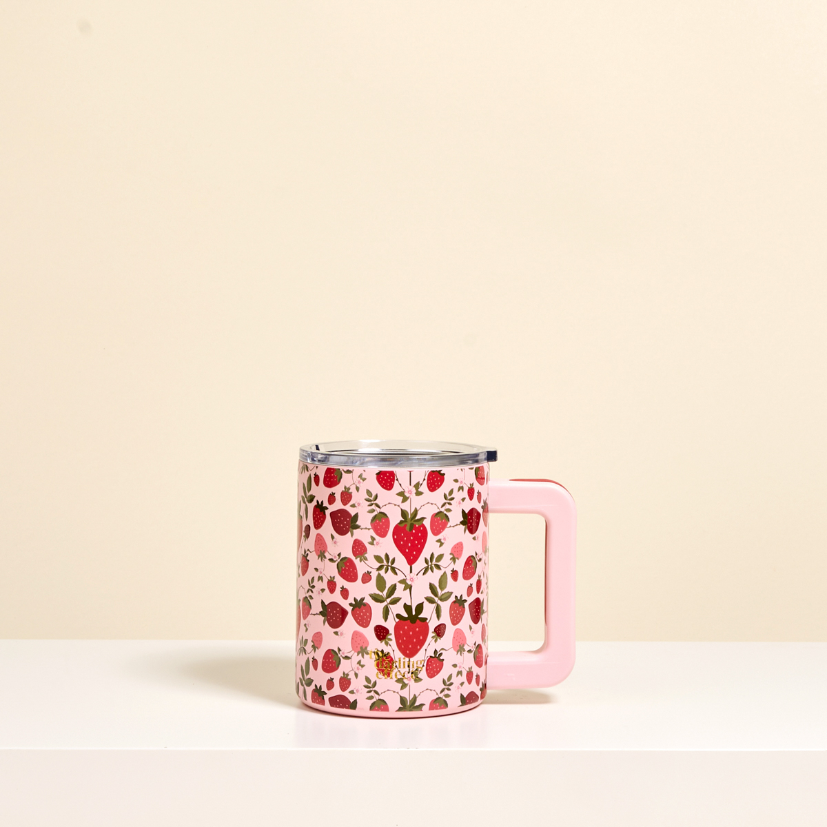 Picture of 14 oz Insulated Mug-Strawberry Fields