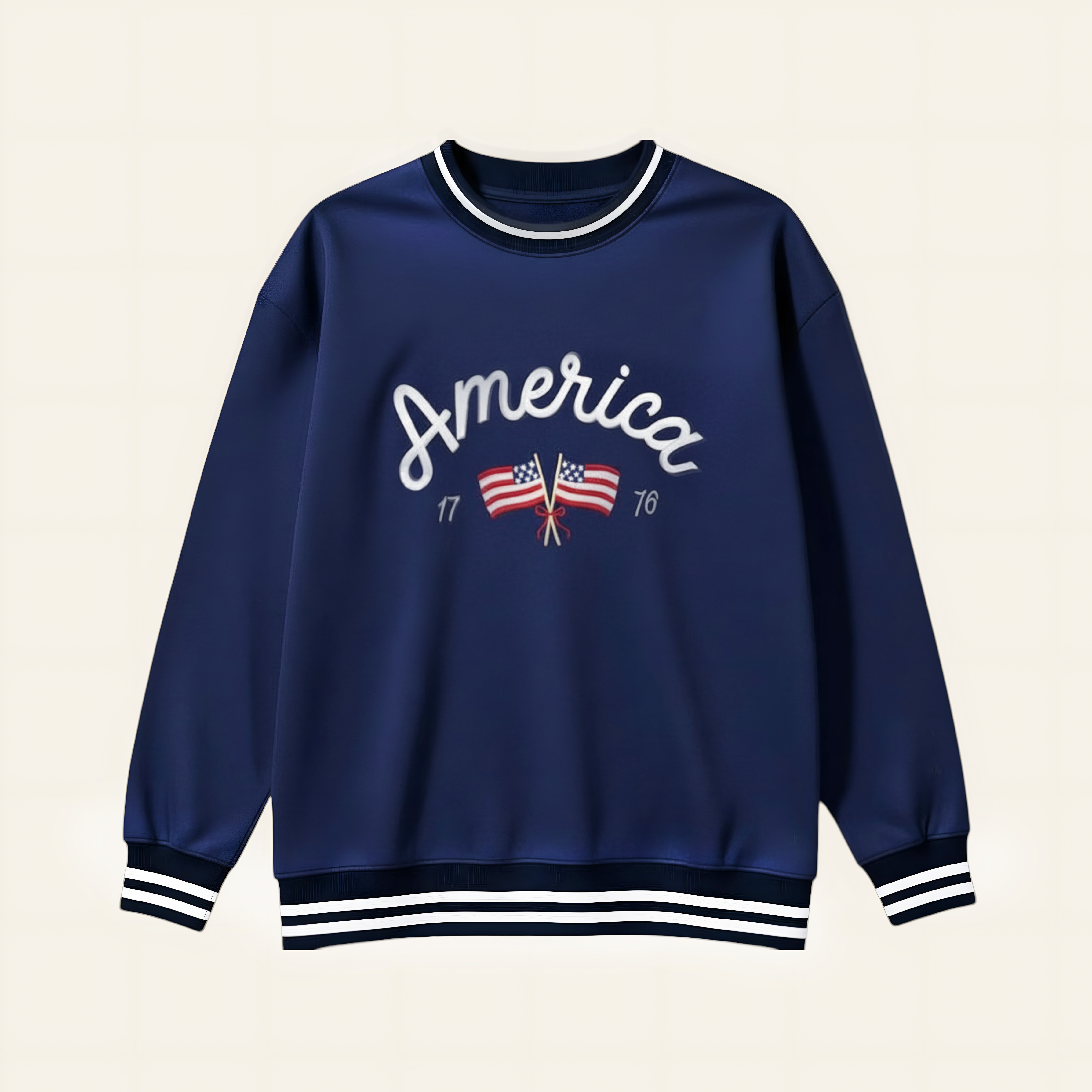 Picture of Oversized Crew-L-America