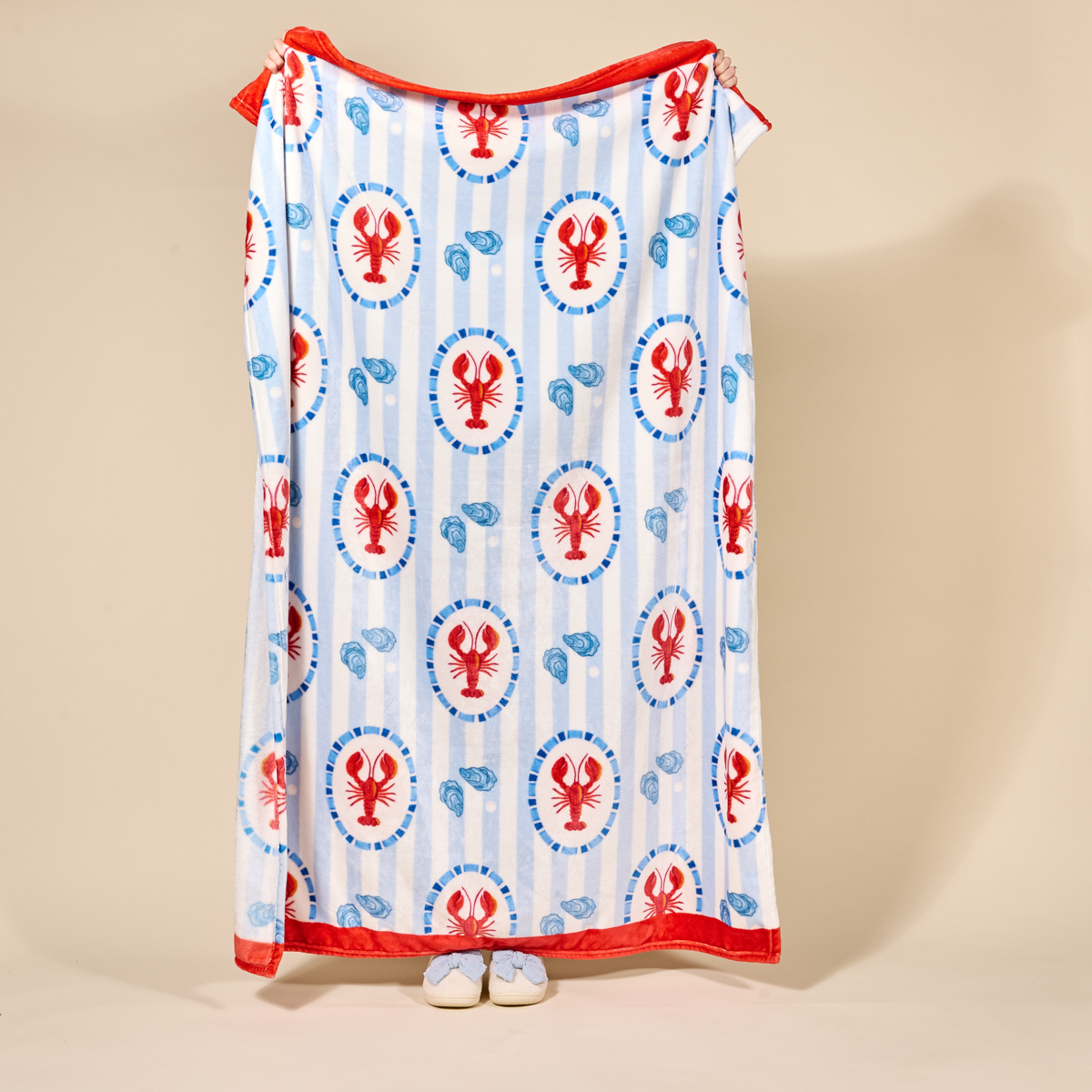 Picture of Snuggle Up Plush Blanket-Harbor House