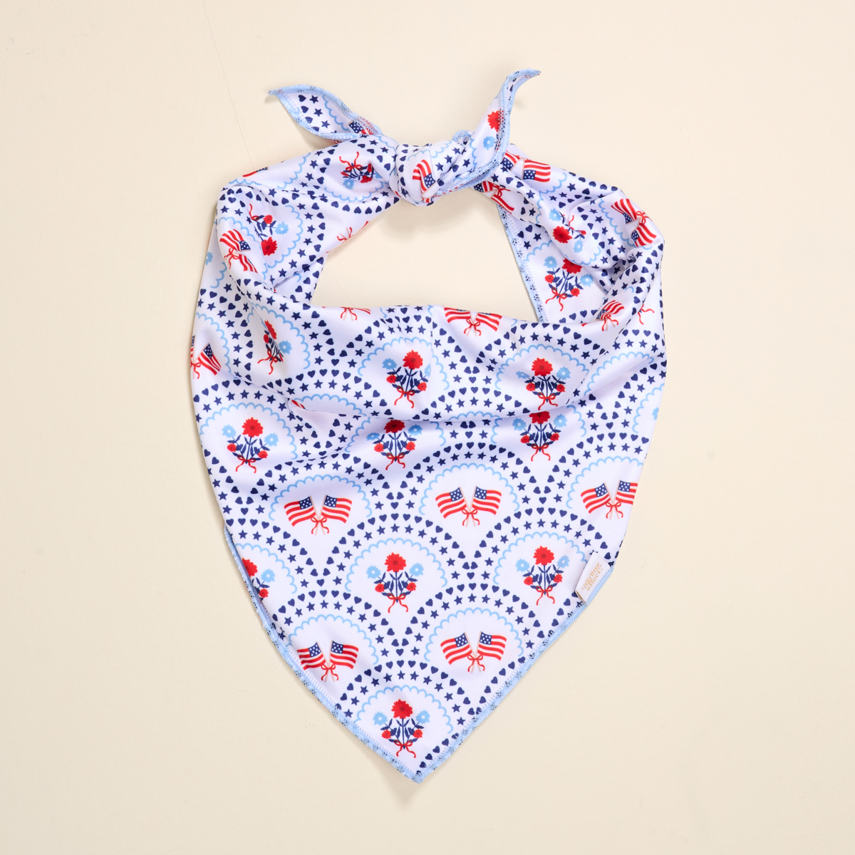 Picture of Bow-Wow Pet Bandana-L/XL-All-American Darling