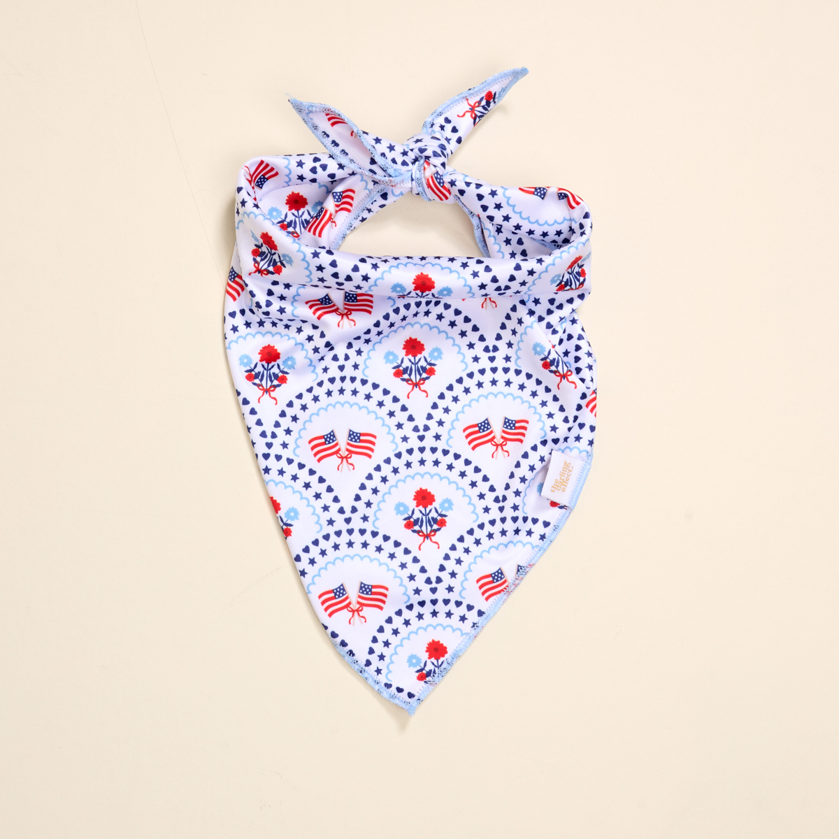Picture of Bow-Wow Pet Bandana-S/M-All-American Darling