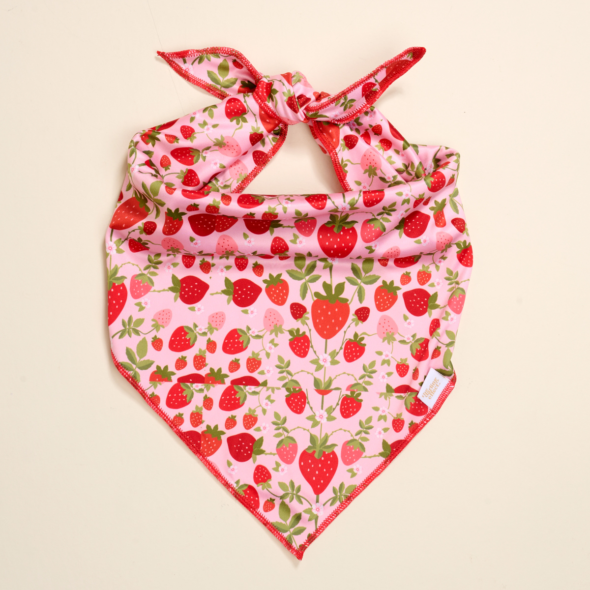 Picture of Bow-Wow Pet Bandana-L/XL-Strawberry Fields