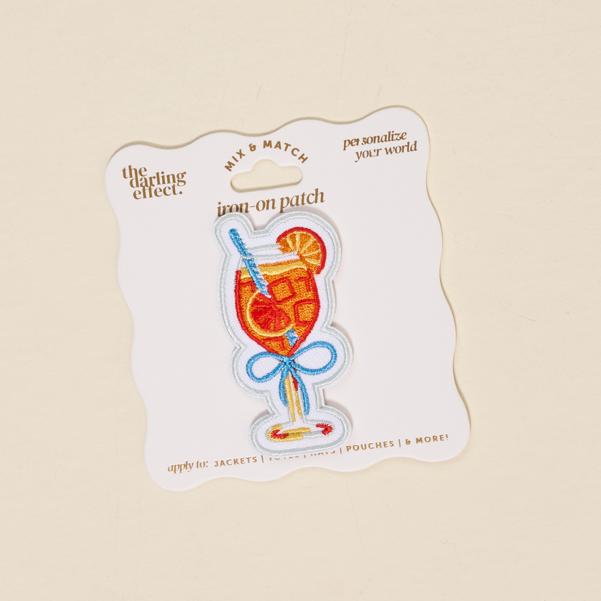 Picture of Mix & Match Iron-On Patch-Aperol Spritz