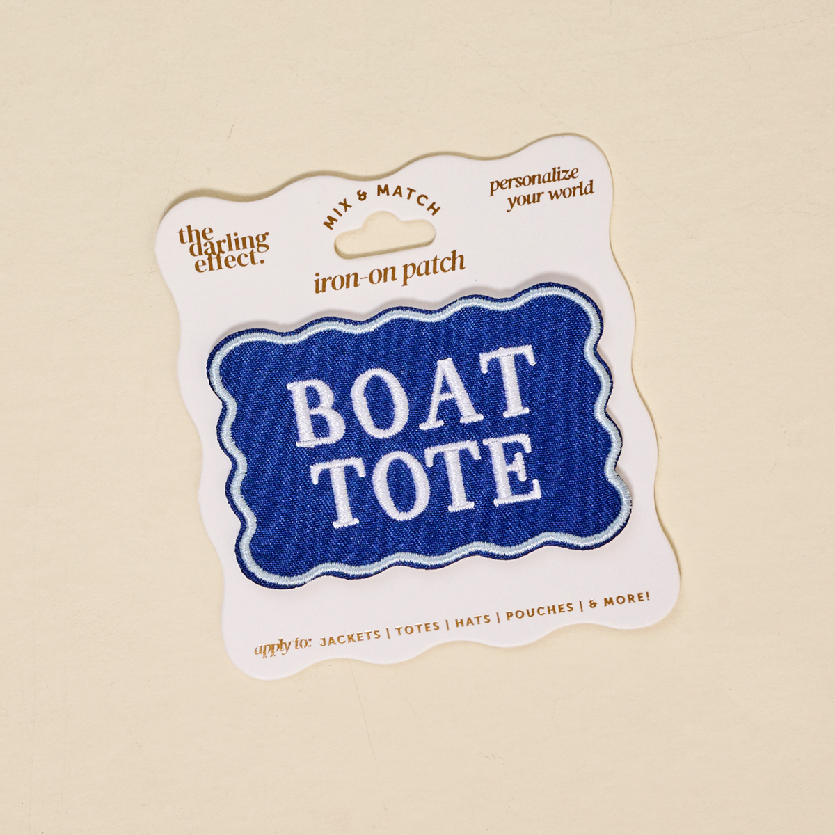 Picture of Mix & Match Iron-On Patch-Boat Tote