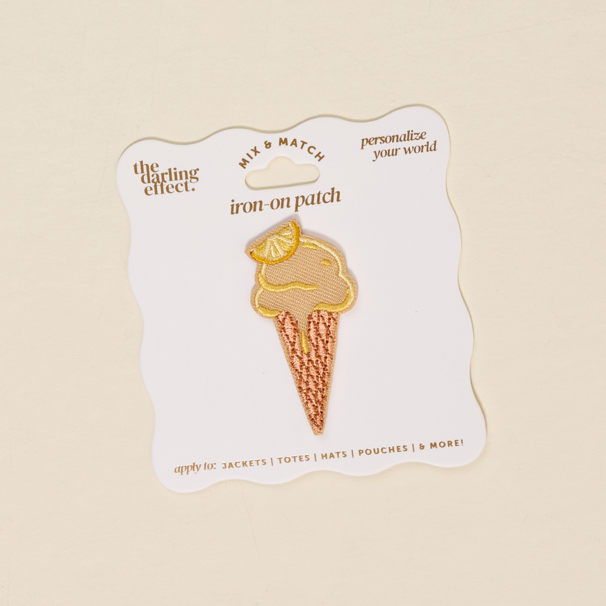 Picture of Mix & Match Iron-On Patch-Ice Cream Cone