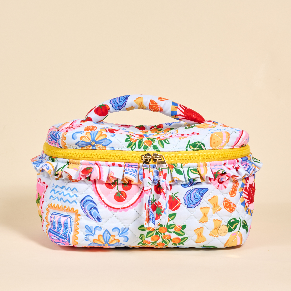Picture of Glam & Go Quilted Cosmetic Bag-Ciao Bella