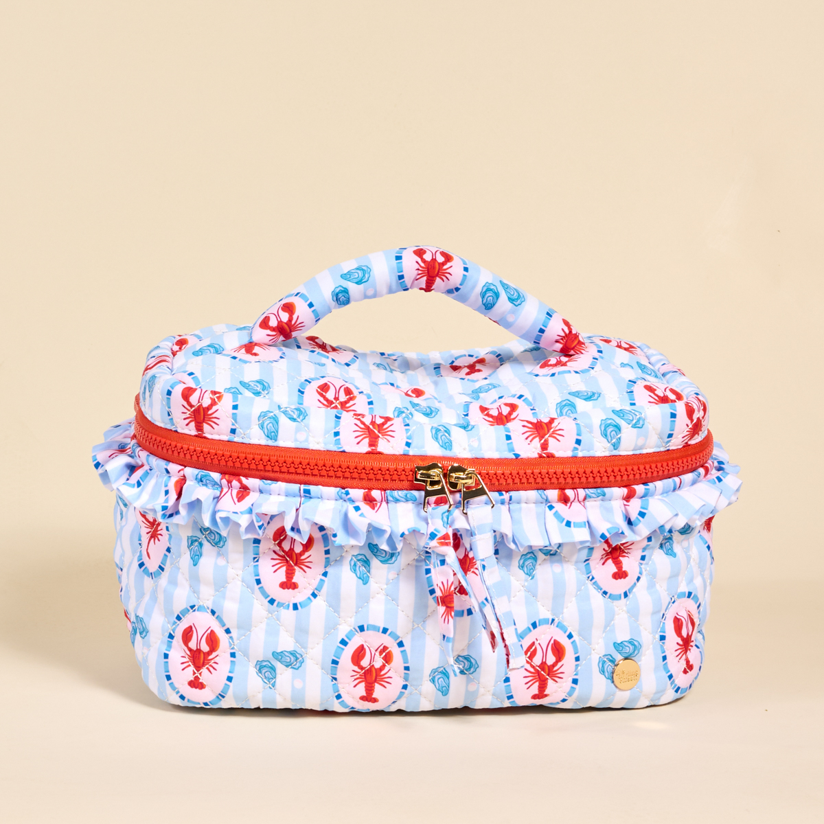 Picture of Glam & Go Quilted Cosmetic Bag-Harbor House