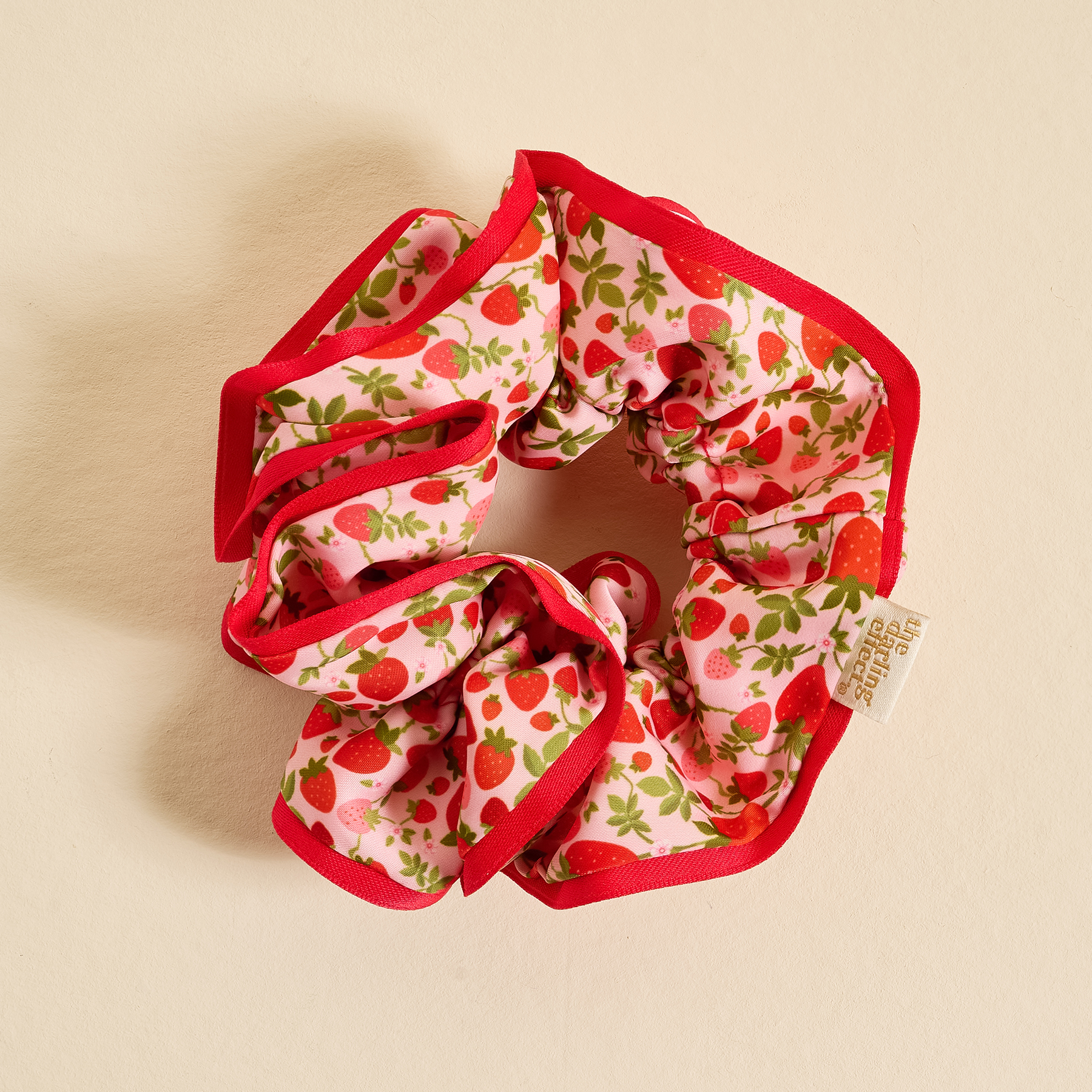 Picture of Ruffle Up Scrunchie-Strawberry Fields