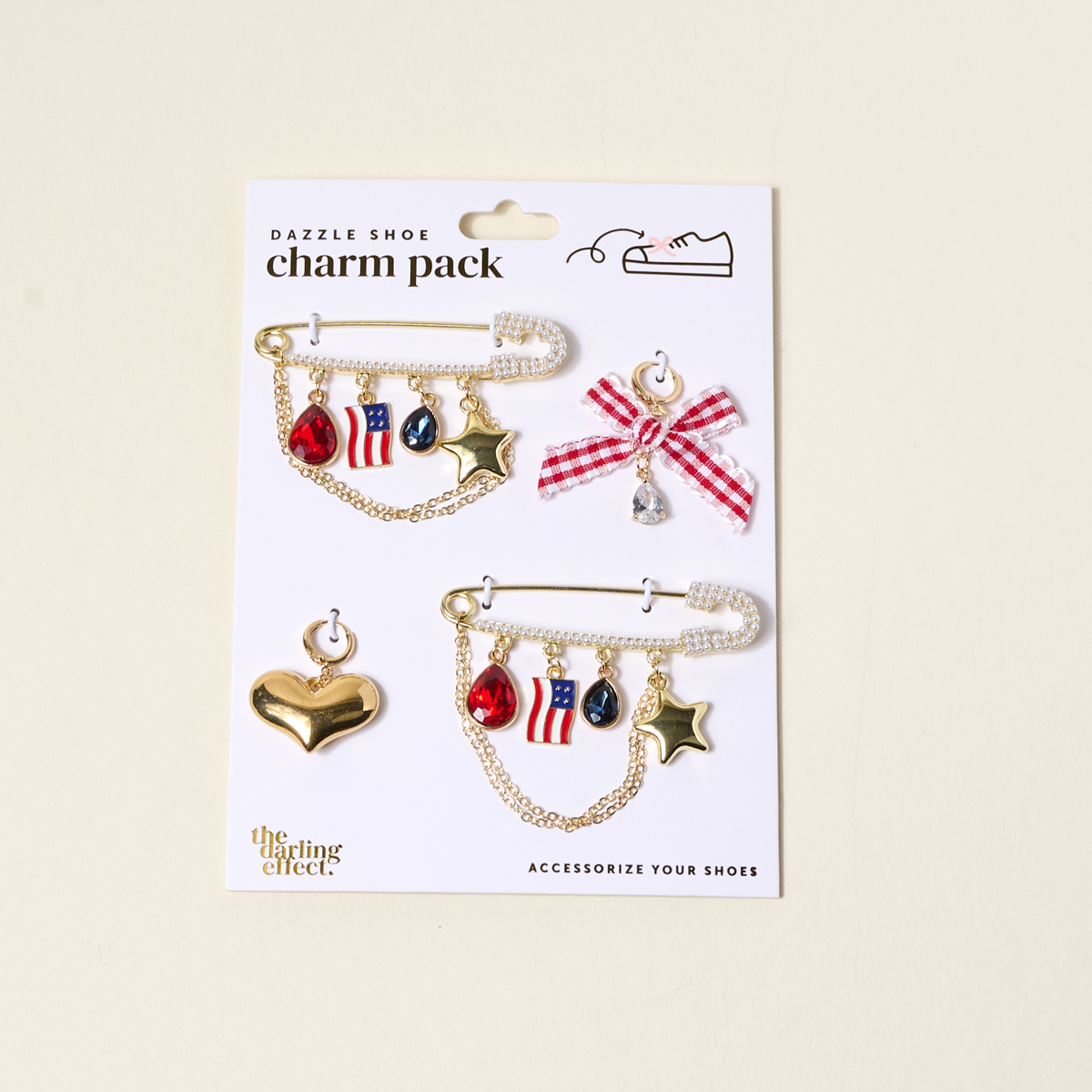 Picture of Dazzle Shoe Charm Pack-Miss Americana