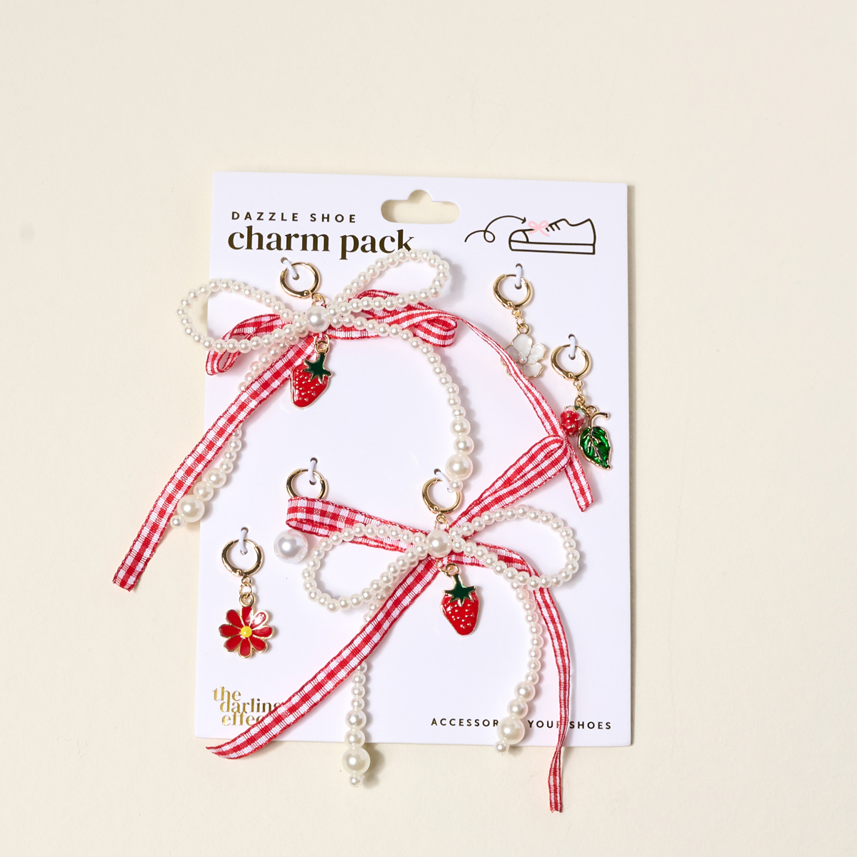 Picture of Dazzle Shoe Charm Pack-Berry Fresh