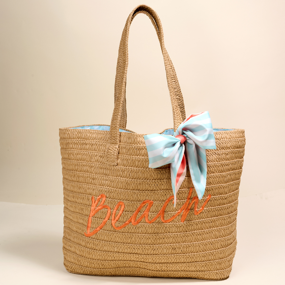Picture of Straw & Sun Tote-Beach