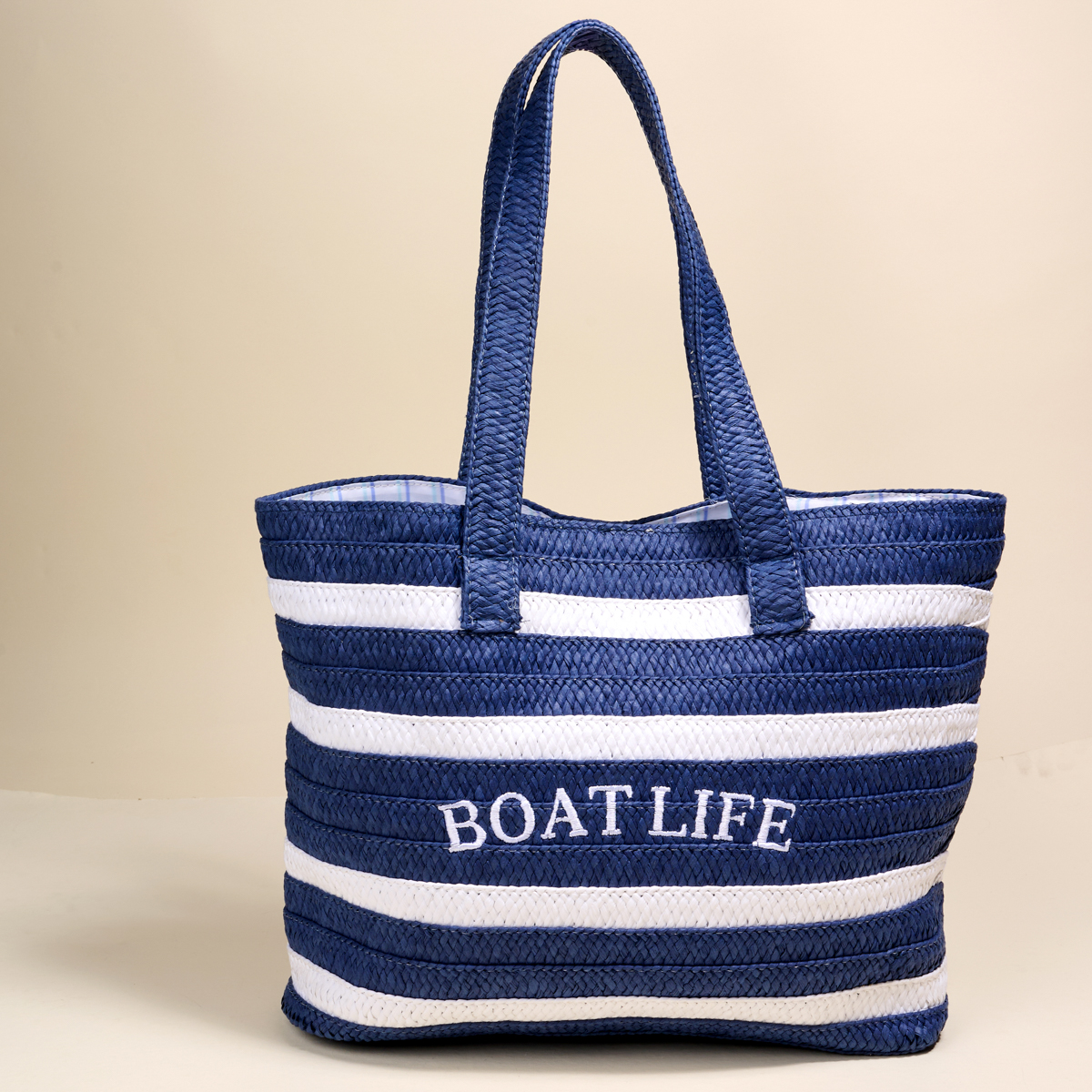 Picture of Straw & Sun Tote-Boat Life