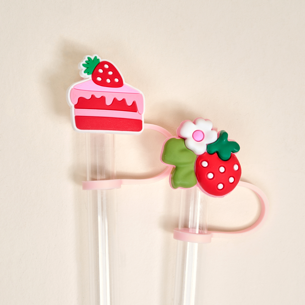 Picture of Straw Topper Set-Strawberry Shortcake