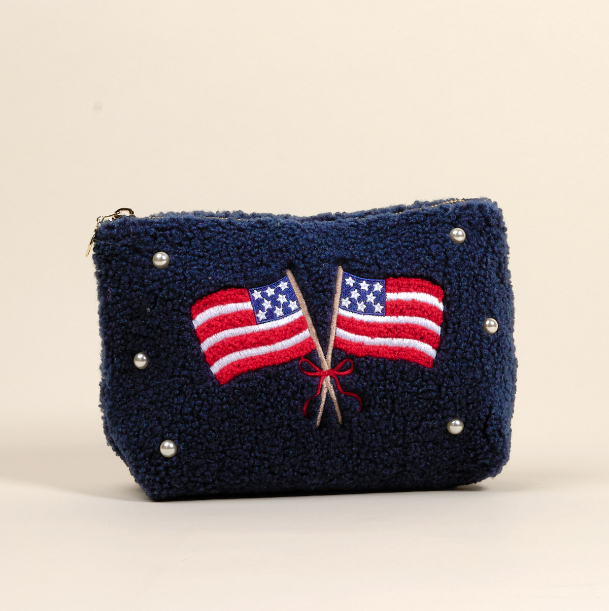 Picture of Teddy Pouch-American Flags