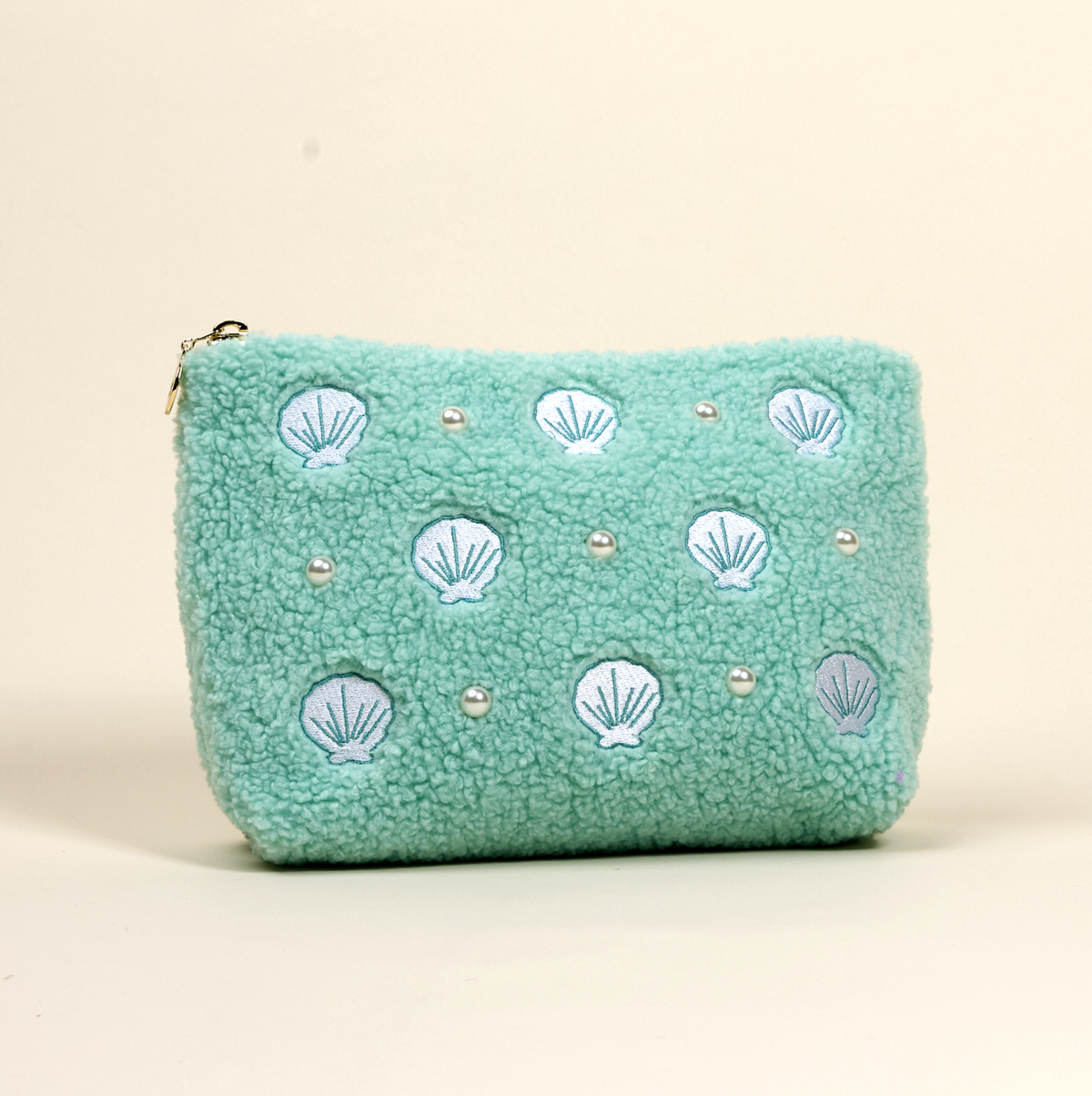Picture of Teddy Pouch-Seashells & Pearls