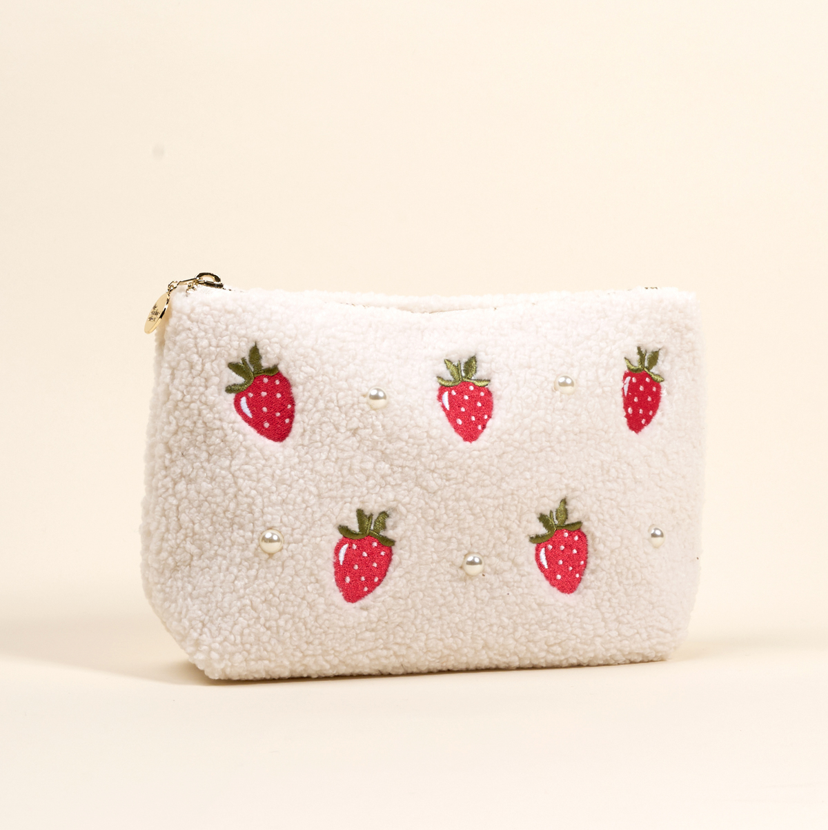 Picture of Teddy Pouch-Strawberries & Pearls