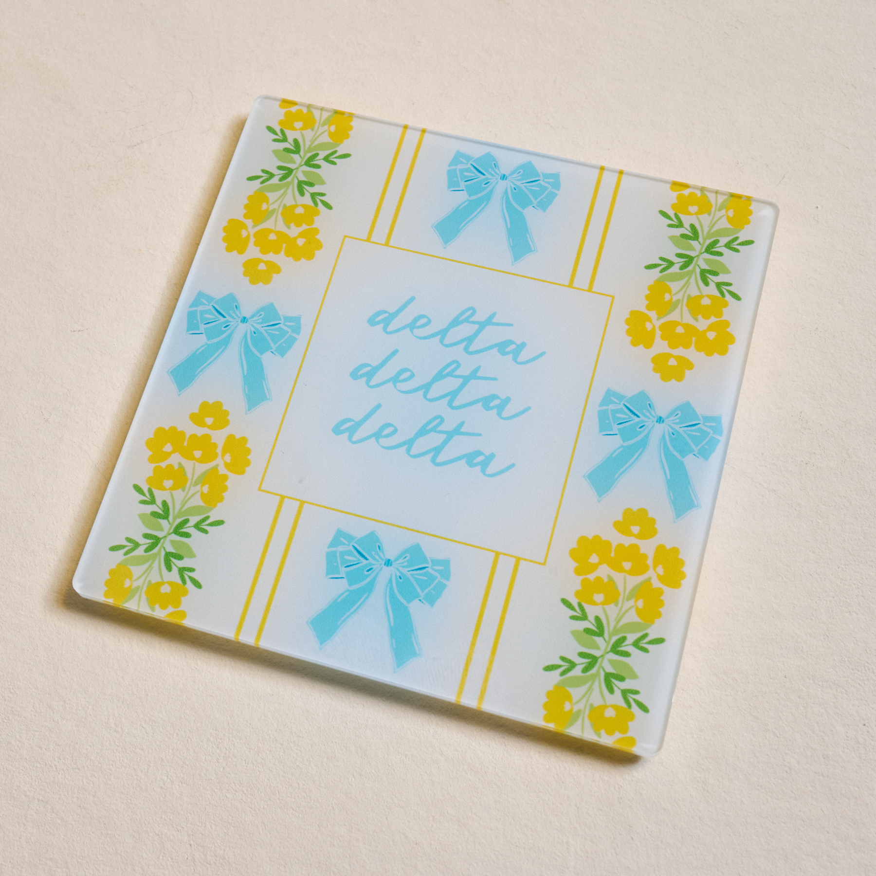 Picture of Sorority Acrylic Coaster-Delta Delta Delta