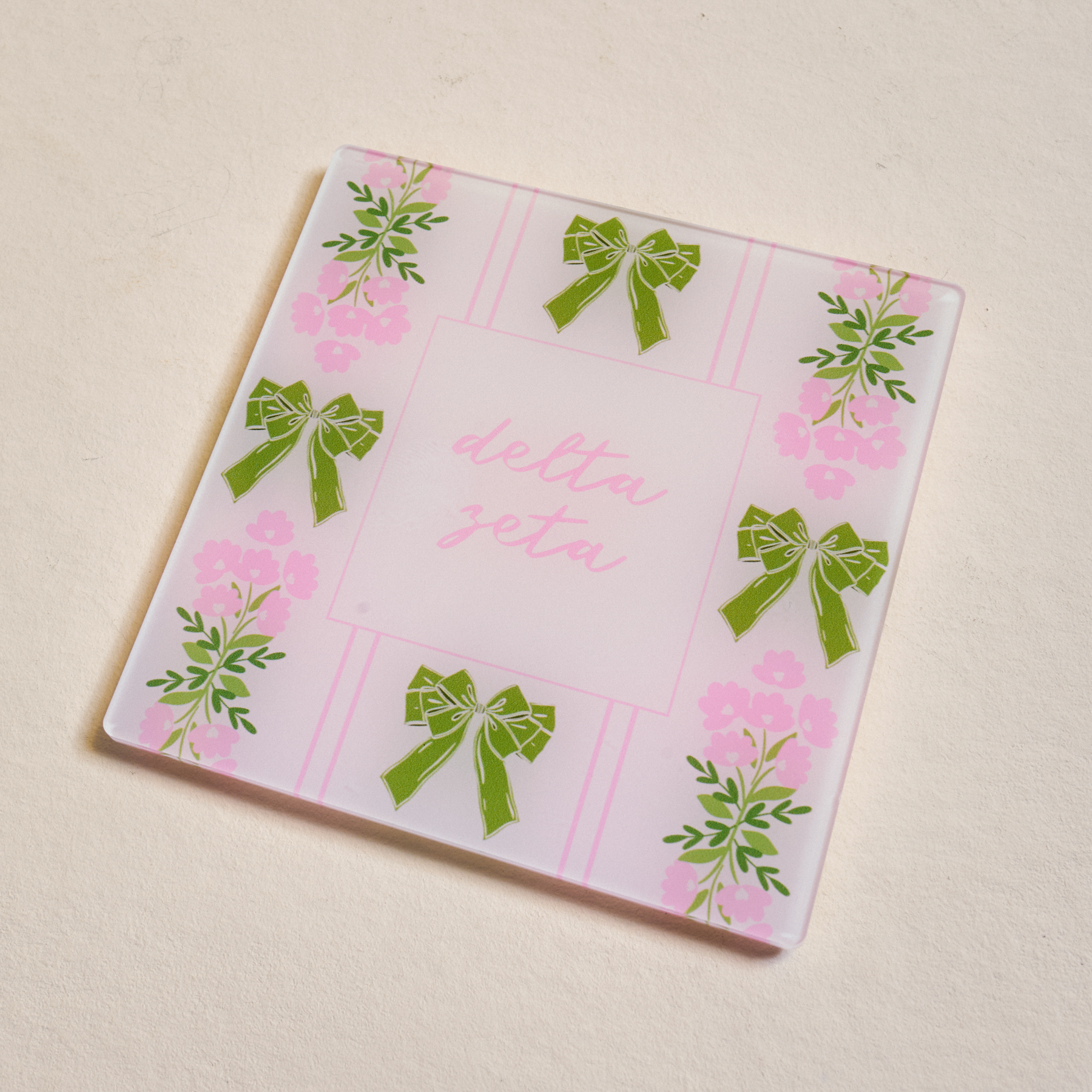 Picture of Sorority Acrylic Coaster-Delta Zeta
